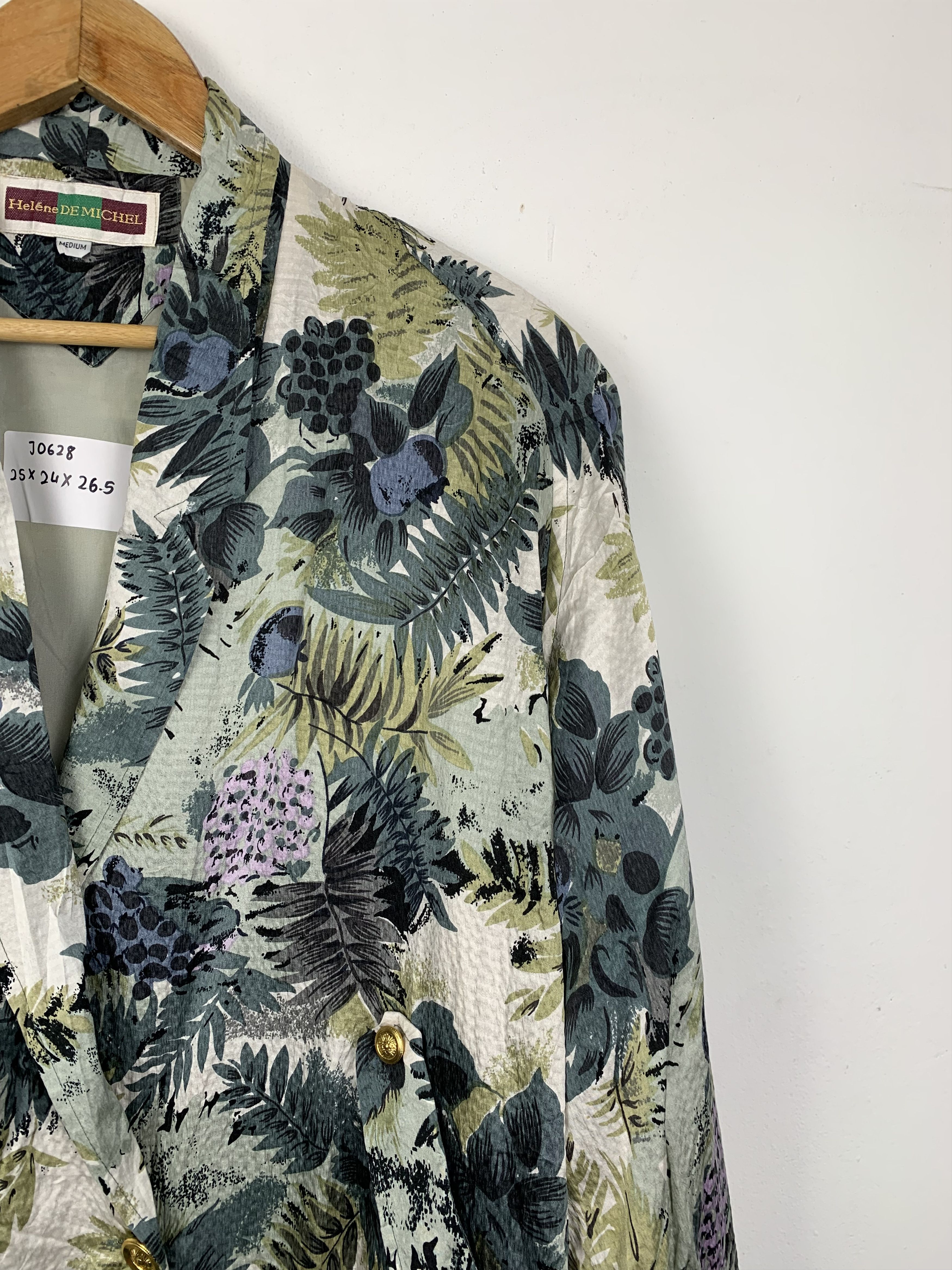 Traditional Weatherwear × Vintage Vintage HELENE DE MICHEL Jackets FLoral Art Design Size M / US 6-8 / IT 42-44 - 6 Thumbnail