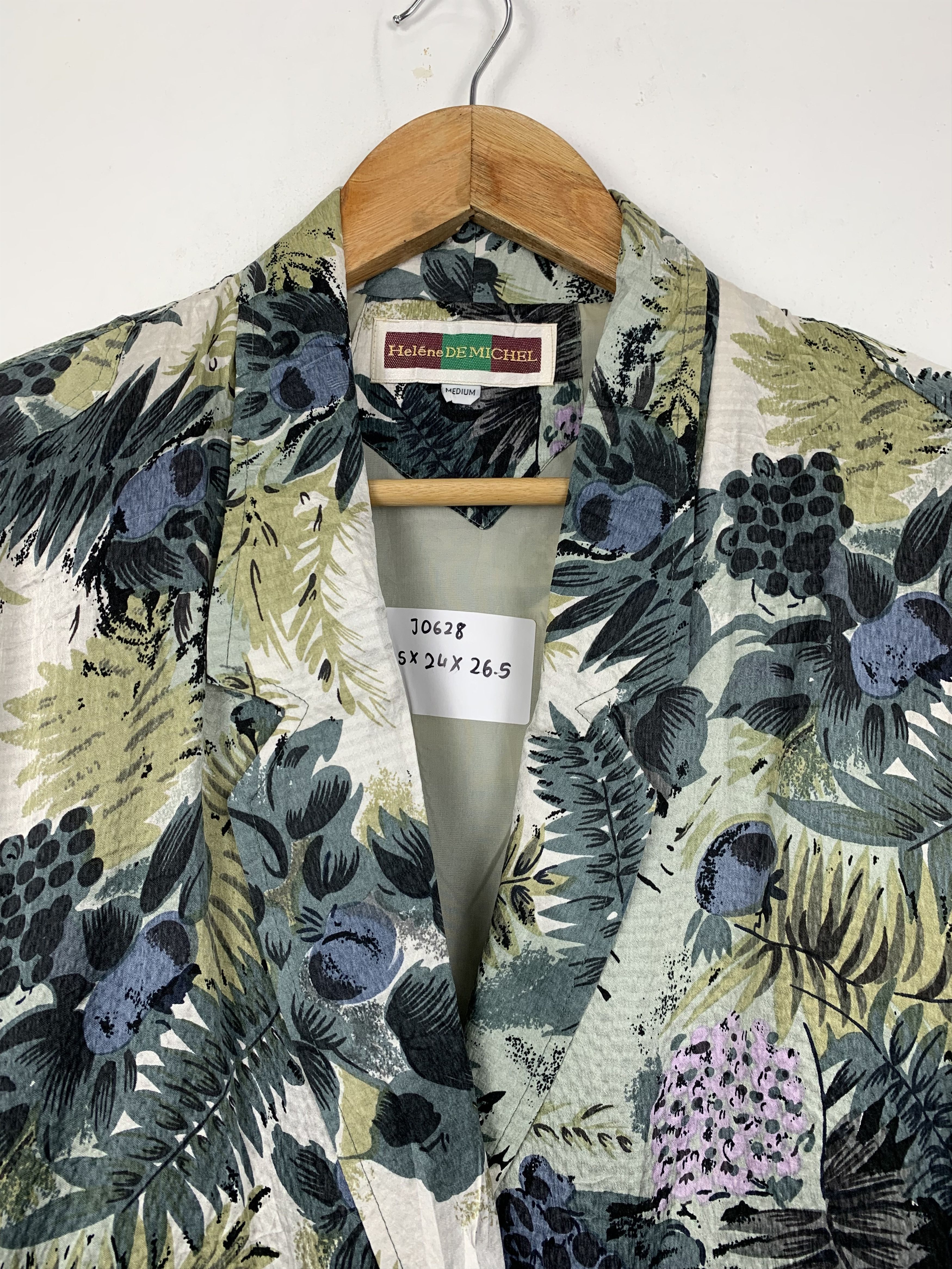 Traditional Weatherwear × Vintage Vintage HELENE DE MICHEL Jackets FLoral Art Design Size M / US 6-8 / IT 42-44 - 5 Thumbnail