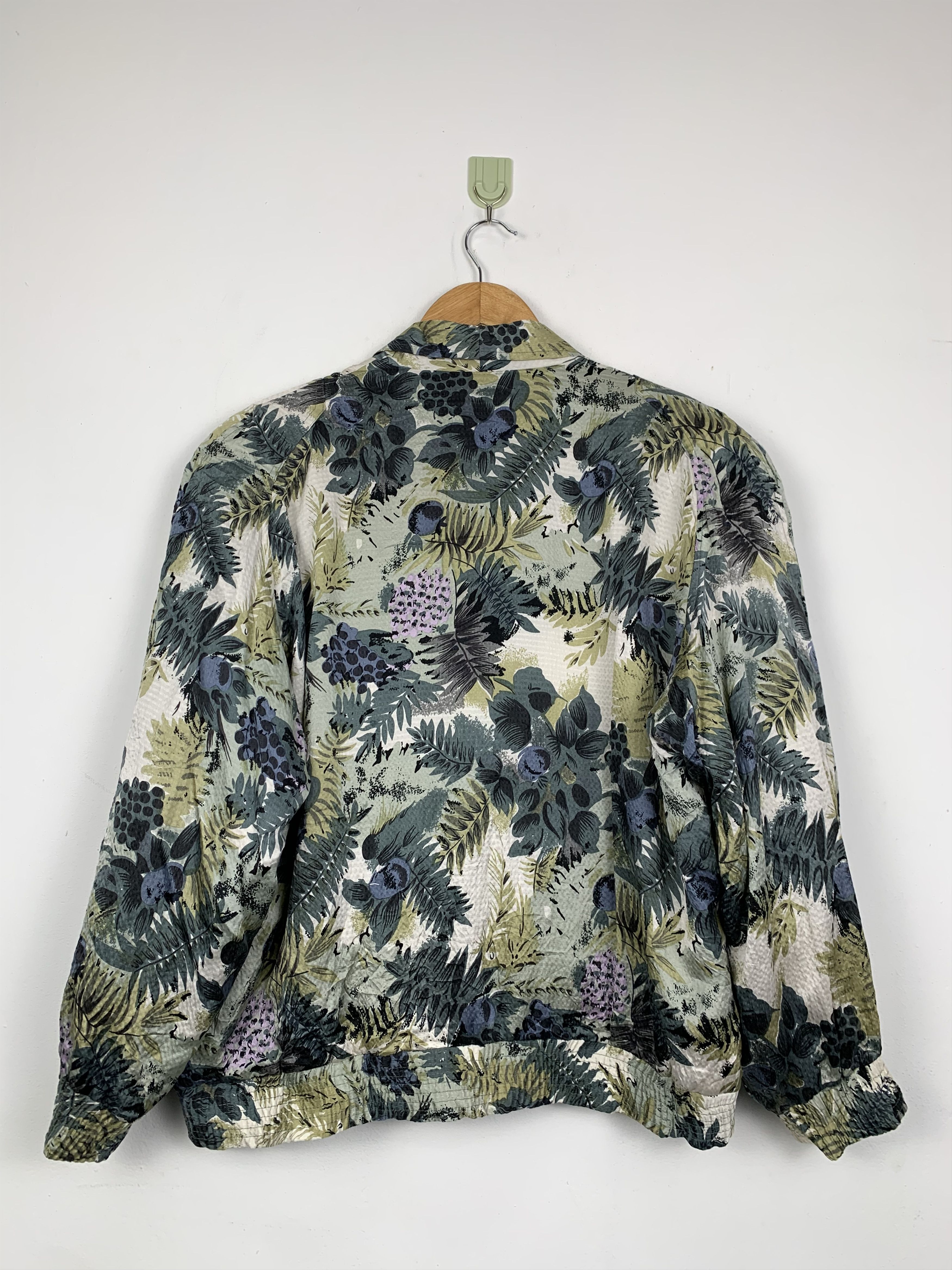 Traditional Weatherwear × Vintage Vintage HELENE DE MICHEL Jackets FLoral Art Design Size M / US 6-8 / IT 42-44 - 11 Thumbnail