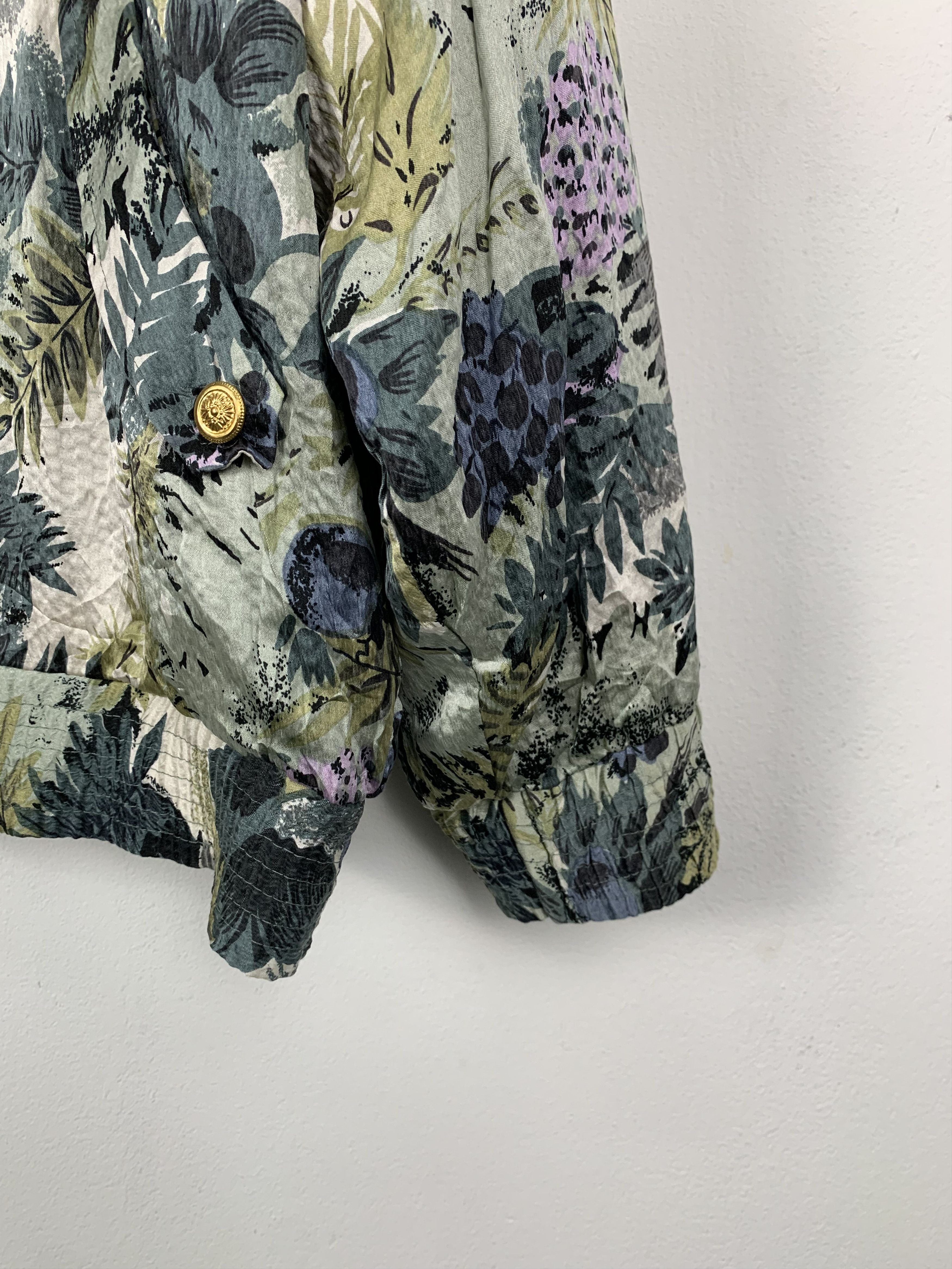Traditional Weatherwear × Vintage Vintage HELENE DE MICHEL Jackets FLoral Art Design Size M / US 6-8 / IT 42-44 - 3 Thumbnail