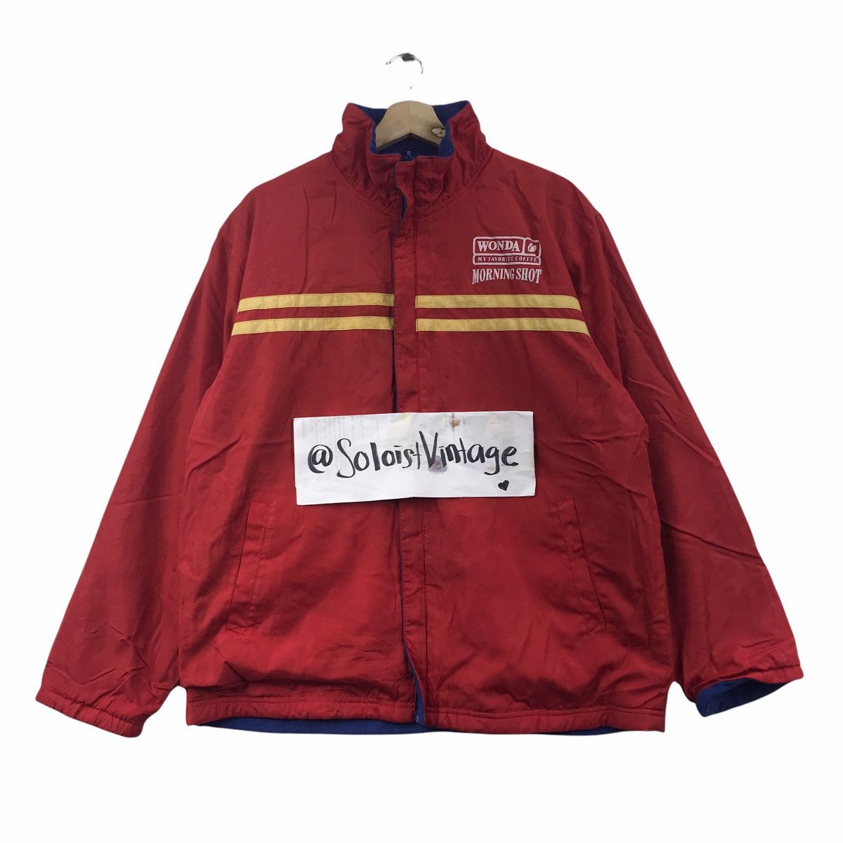 Vintage WONDA COFFEE REVERSIBLE Morning Shot Jacket Memorabilia Size US L / EU 52-54 / 3 - 1 Thumbnail