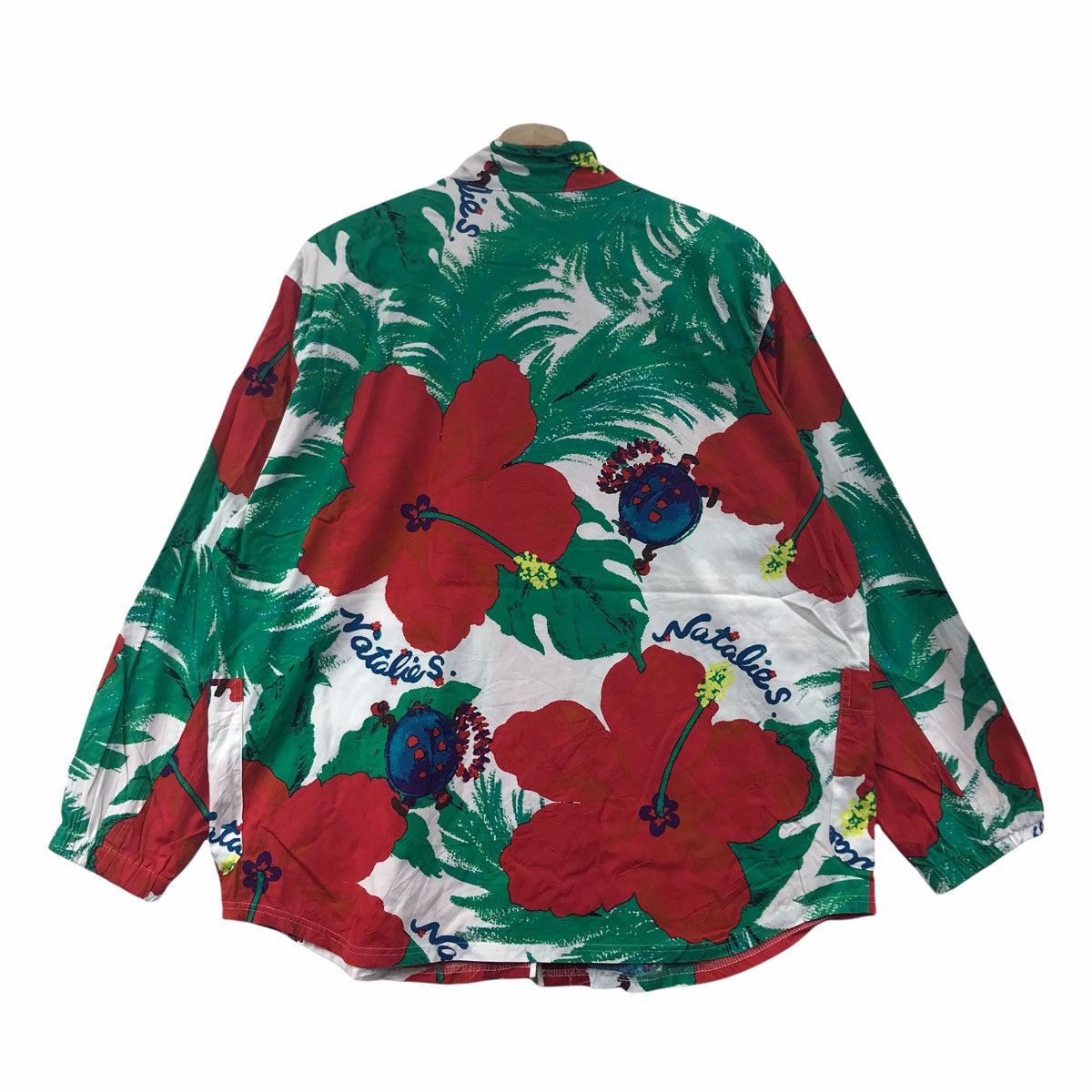 Vintage TOPYO HIBISCUS FLOWERS All Over Print Art France Jacket Size US L / EU 52-54 / 3 - 7 Thumbnail
