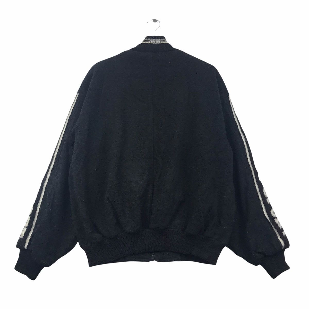 Playboy Vintage PLAYBOY SPORT Spell Out Knitwear Japan Bomber Jacket Size US L / EU 52-54 / 3 - 6 Thumbnail