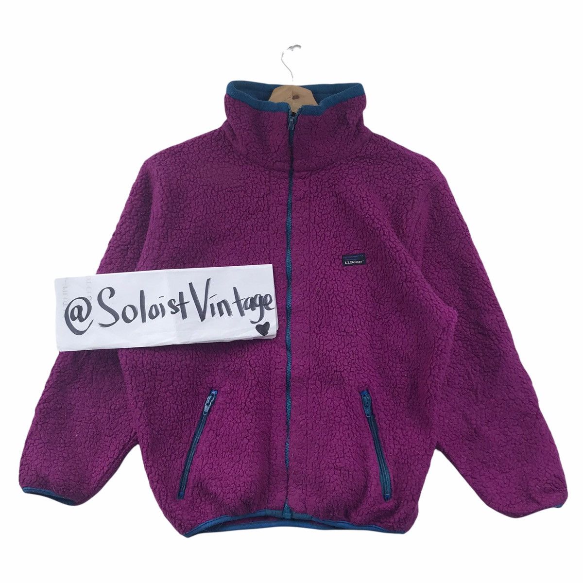 L.L. Bean Vintage L.L BEAN USA Fleece Retro Sherpa Jacket LL Bean Size US M / EU 48-50 / 2 - 1 Thumbnail