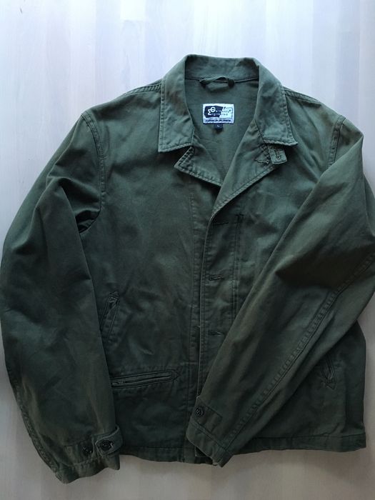 Engineered Garments Olive drab HBT M-41 style field jacket Size US L / EU 52-54 / 3 - 1 Preview
