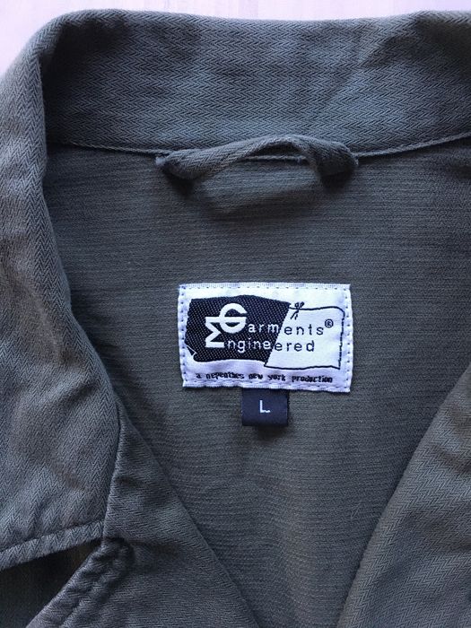 Engineered Garments Olive drab HBT M-41 style field jacket Size US L / EU 52-54 / 3 - 2 Preview