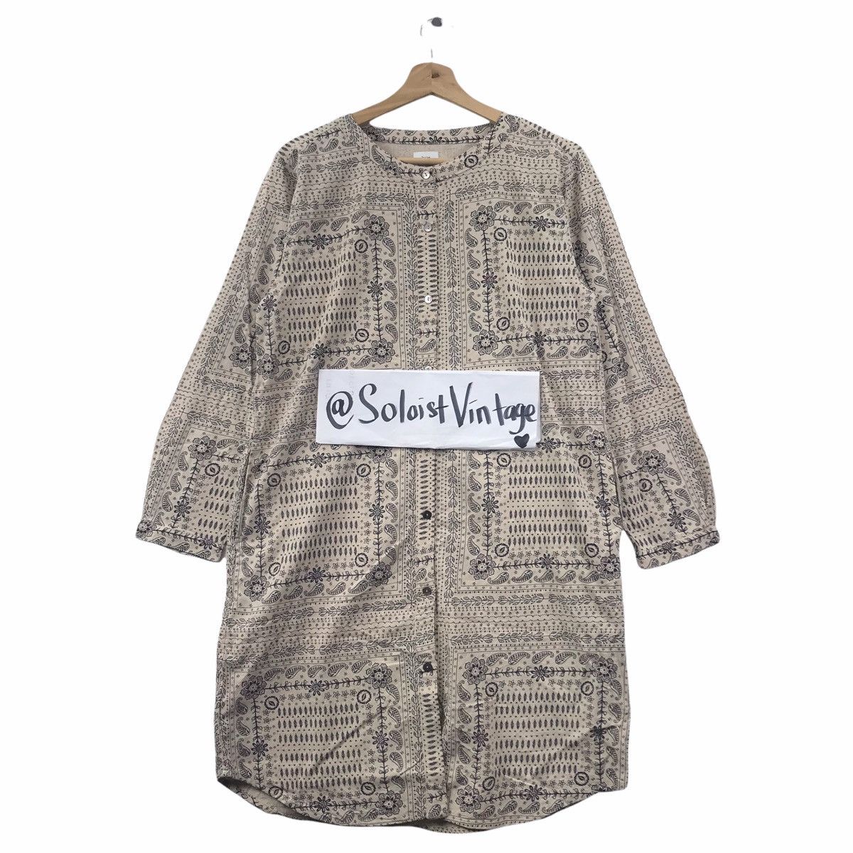 Japanese Brand HEART MARKET Paisley Overprint Japanese Brand Long Dress Size M / US 6-8 / IT 42-44 - 1 Thumbnail