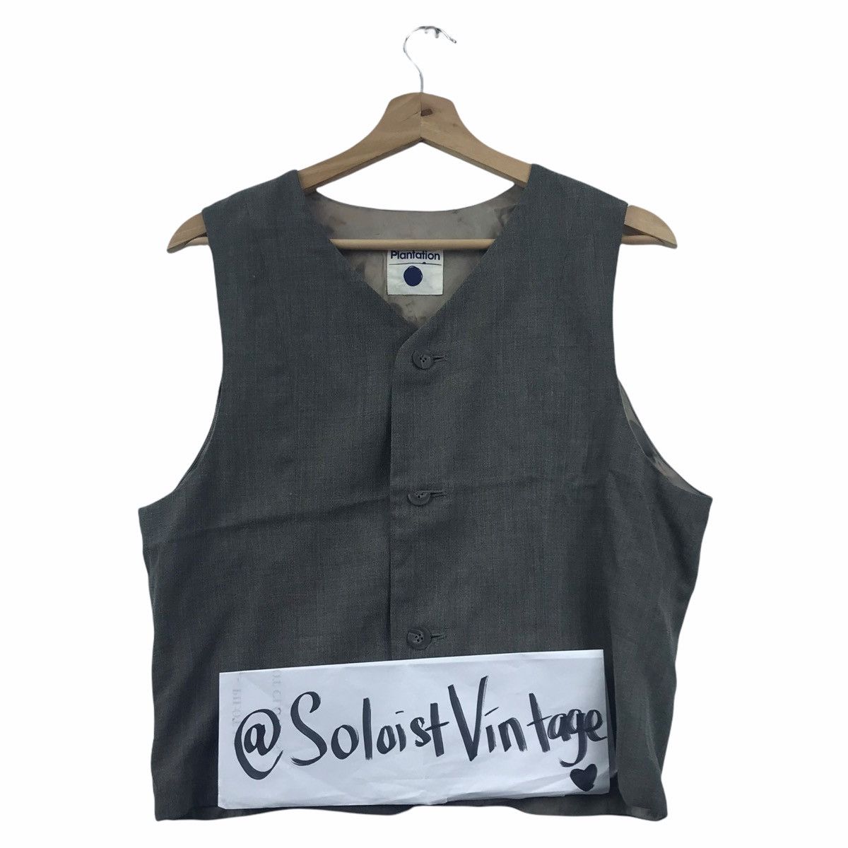Issey Miyake Vintage PLANTATION ISSEY MIYAKE Japanese Brand Vest Jacket Size US M / EU 48-50 / 2 - 1 Thumbnail