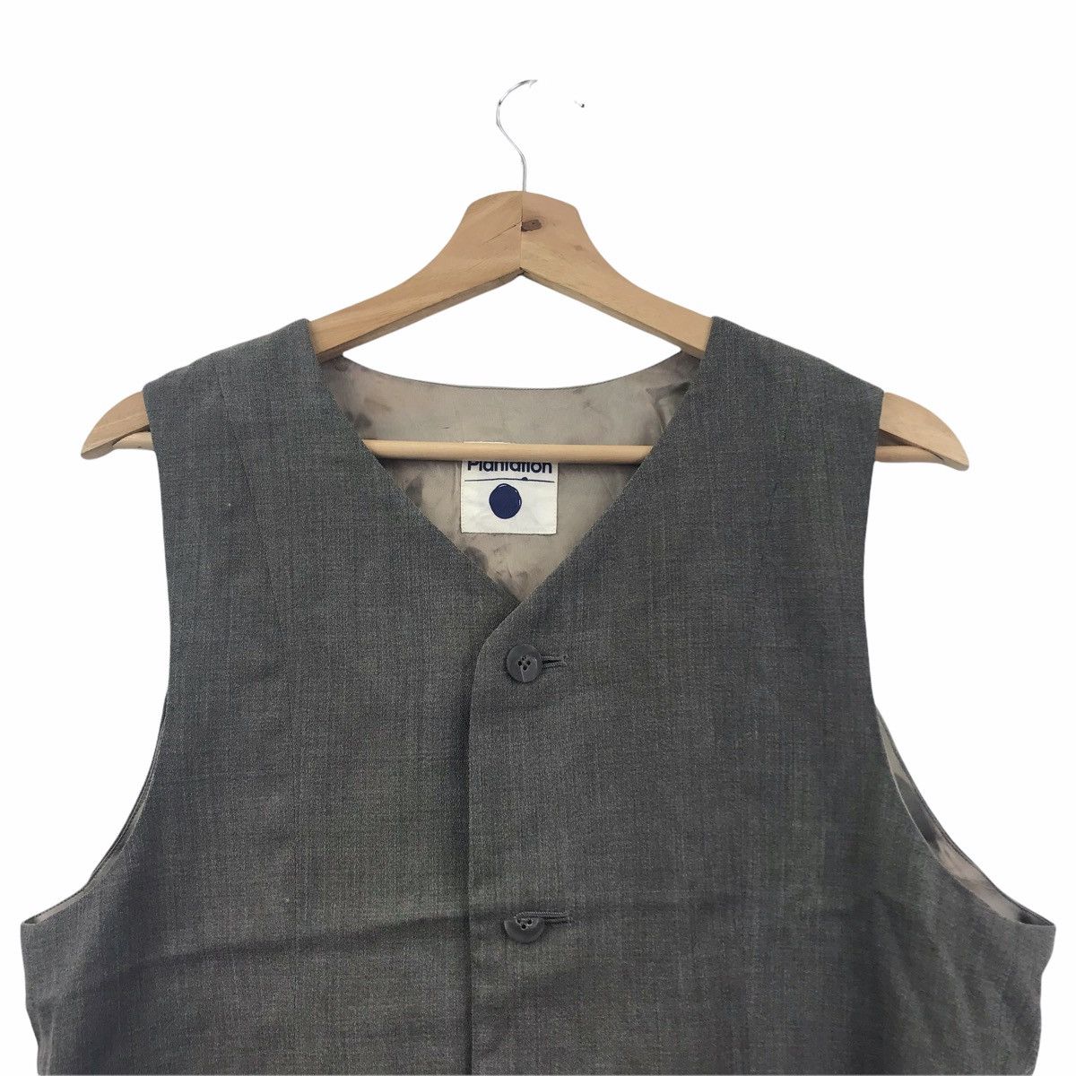 Issey Miyake Vintage PLANTATION ISSEY MIYAKE Japanese Brand Vest Jacket Size US M / EU 48-50 / 2 - 2 Thumbnail