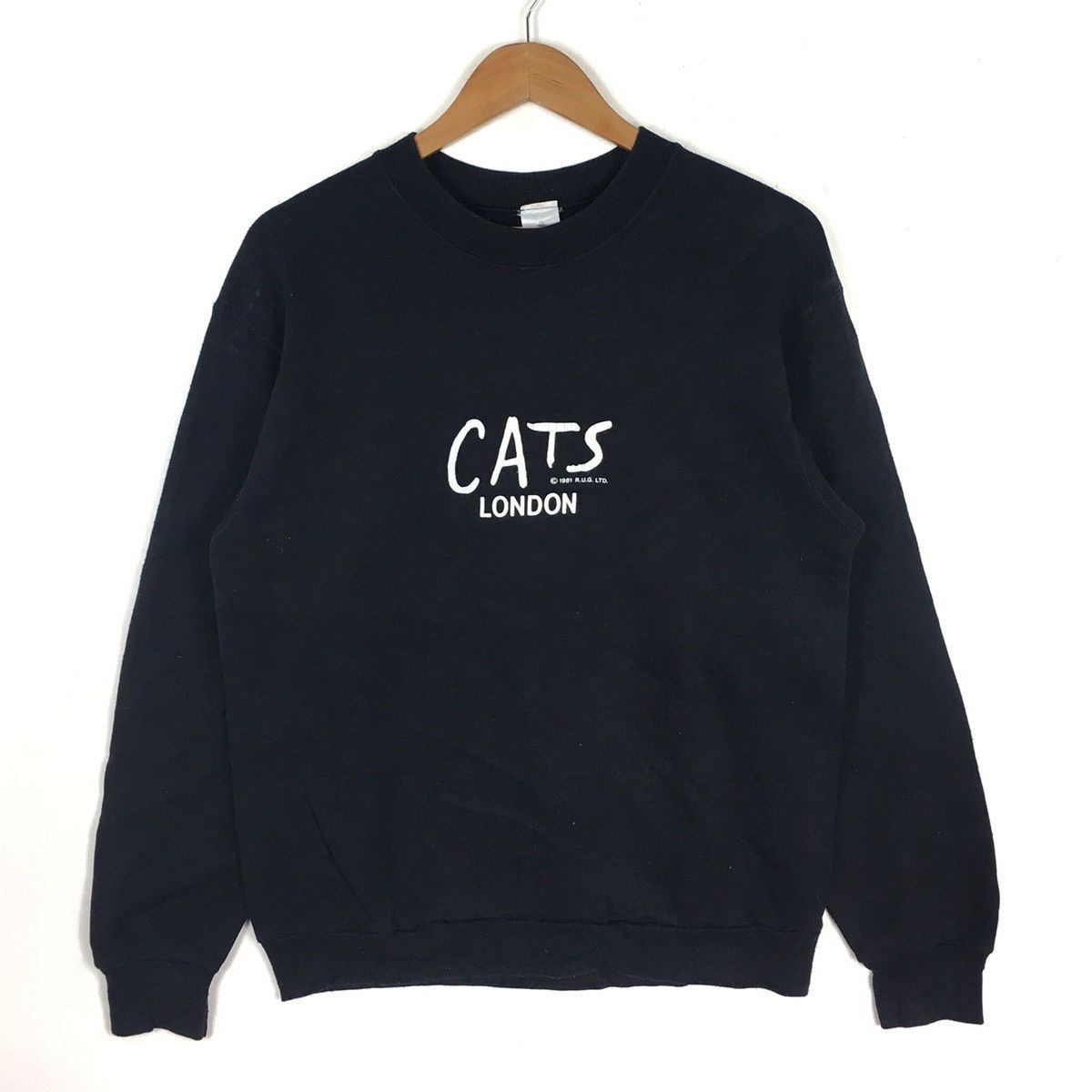 Vintage Vintage 90s CATS LONDON Musical Theatre Dewynters Black Size US M / EU 48-50 / 2 - 1 Thumbnail