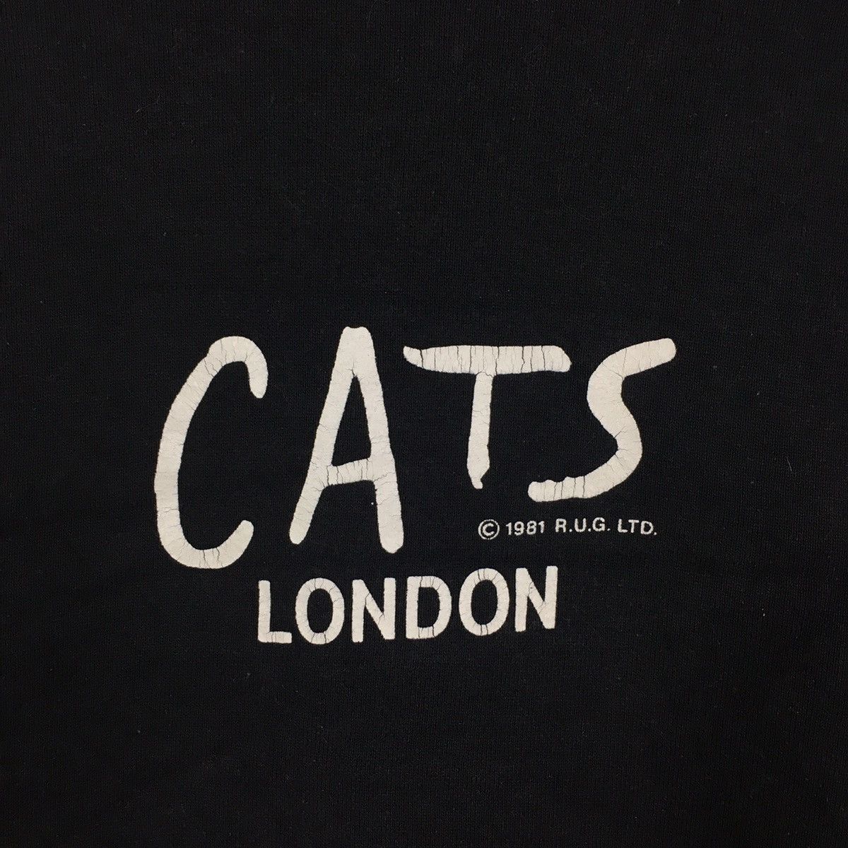 Vintage Vintage 90s CATS LONDON Musical Theatre Dewynters Black Size US M / EU 48-50 / 2 - 2 Thumbnail