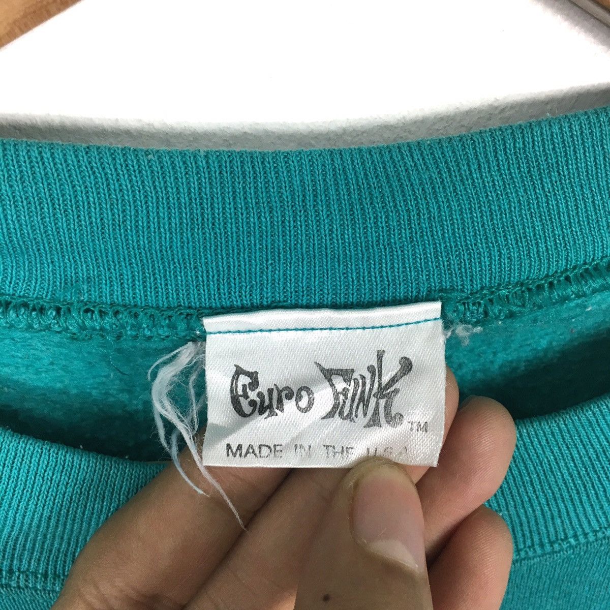 Vintage Vintage EURO FUNK USA Peace Art Cartoon Green Sweatshirt Size US M / EU 48-50 / 2 - 3 Thumbnail