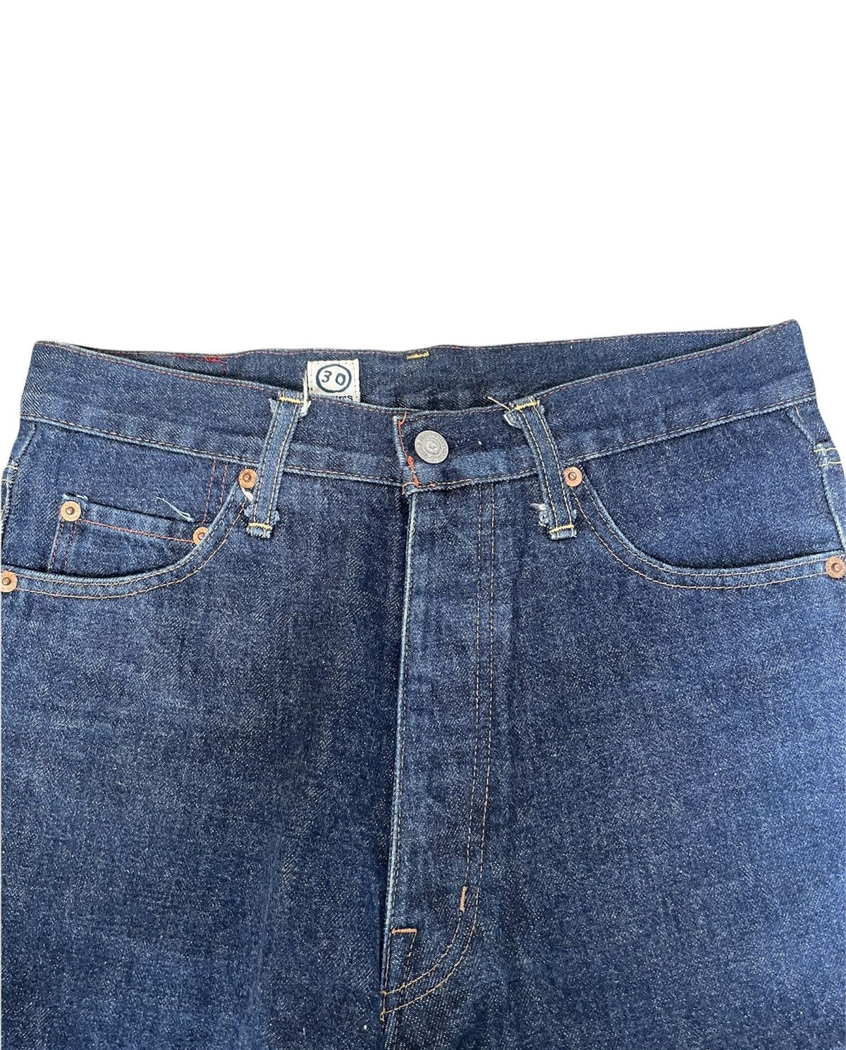 Japanese Brand Synaps Vintage Selvedge Redline Denim Size US 30 / EU 46 - 11 Thumbnail