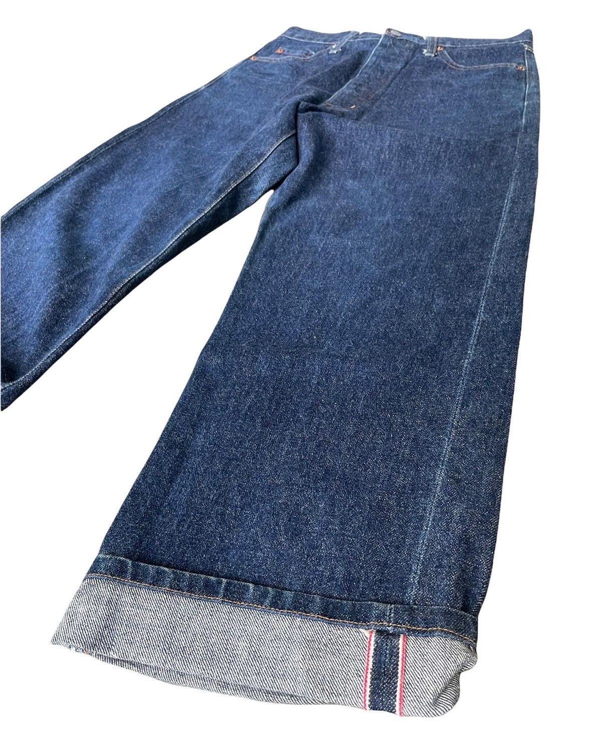 Japanese Brand Synaps Vintage Selvedge Redline Denim Size US 30 / EU 46 - 2 Thumbnail