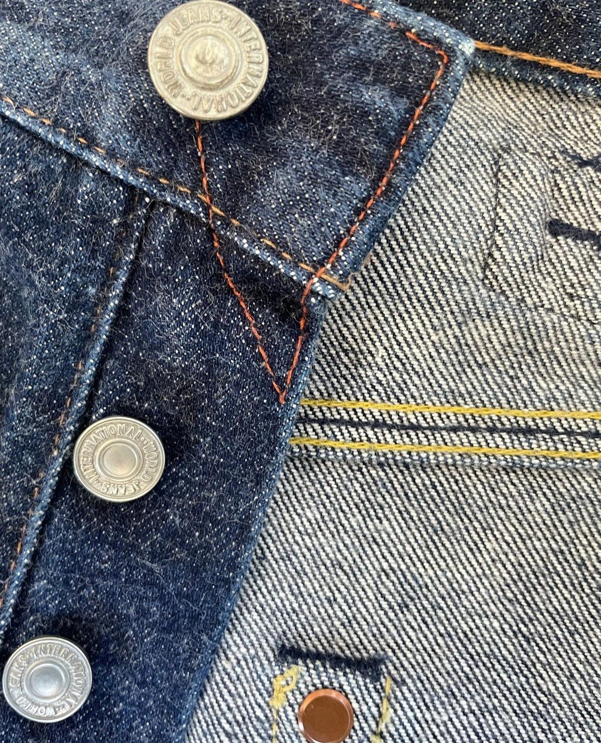 Japanese Brand Synaps Vintage Selvedge Redline Denim Size US 30 / EU 46 - 10 Thumbnail
