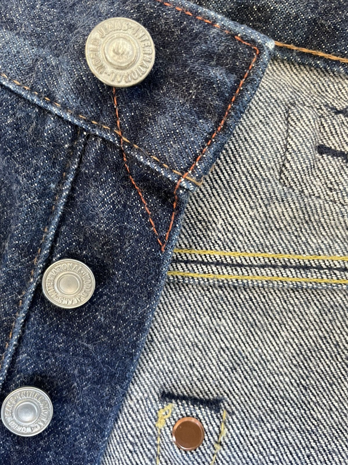 Japanese Brand Synaps Vintage Selvedge Redline Denim Size US 30 / EU 46 - 21 Thumbnail