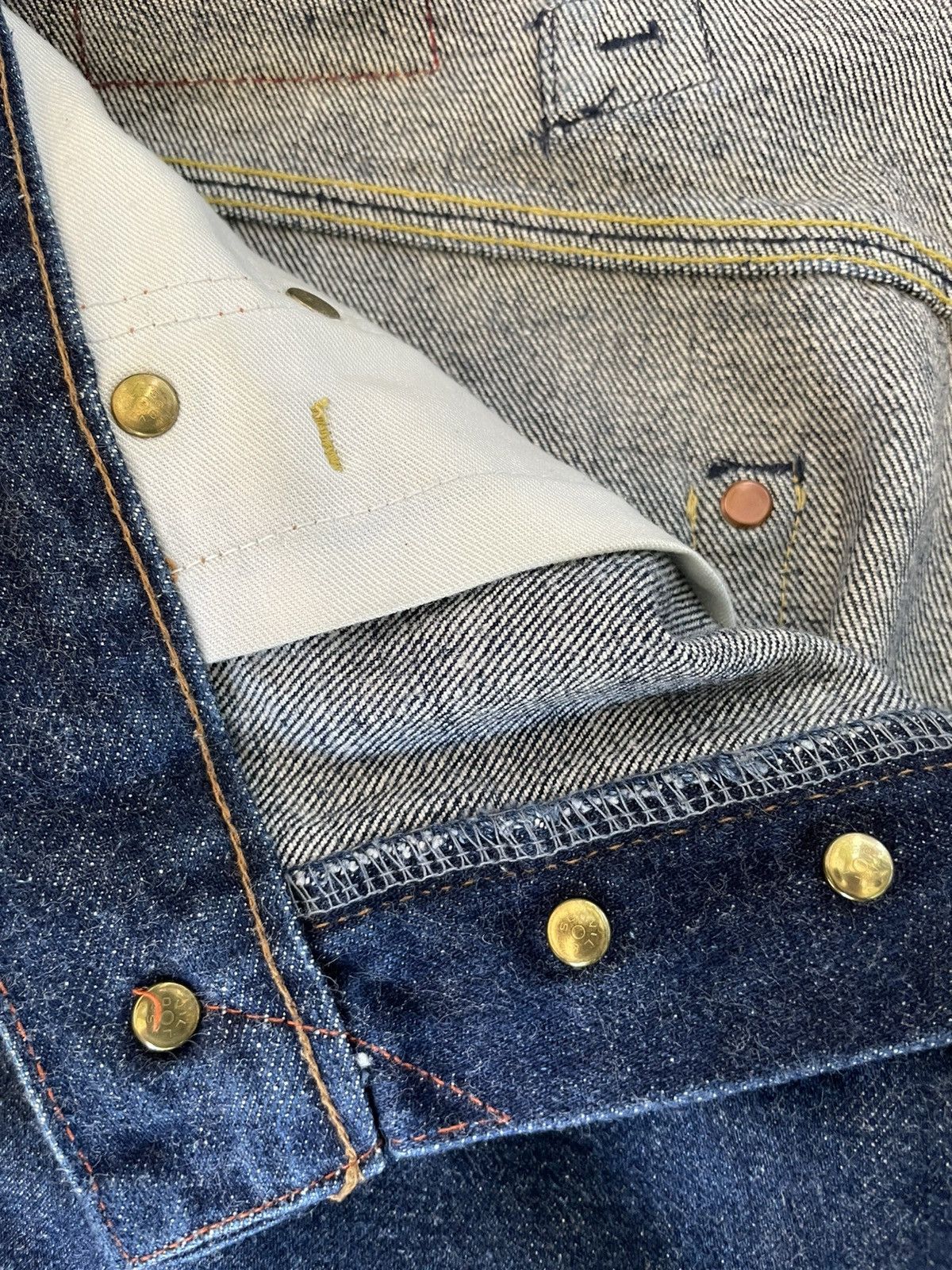 Japanese Brand Synaps Vintage Selvedge Redline Denim Size US 30 / EU 46 - 17 Thumbnail