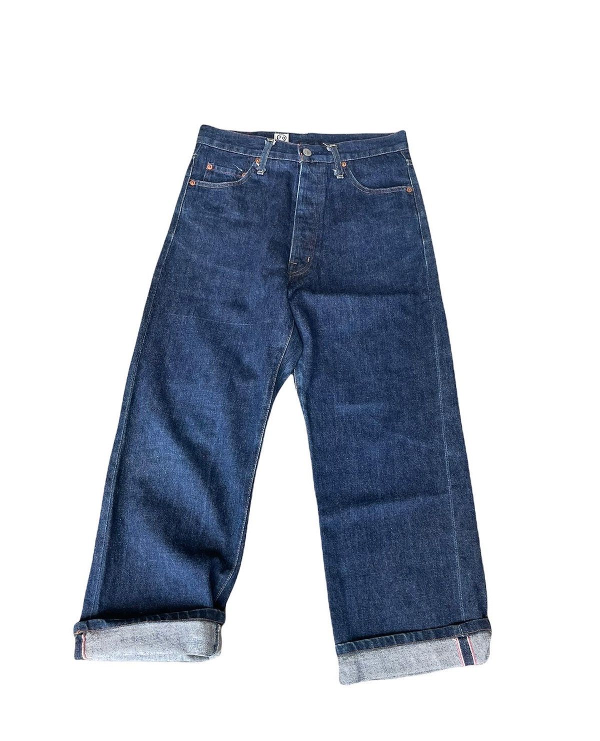 Japanese Brand Synaps Vintage Selvedge Redline Denim Size US 30 / EU 46 - 1 Thumbnail