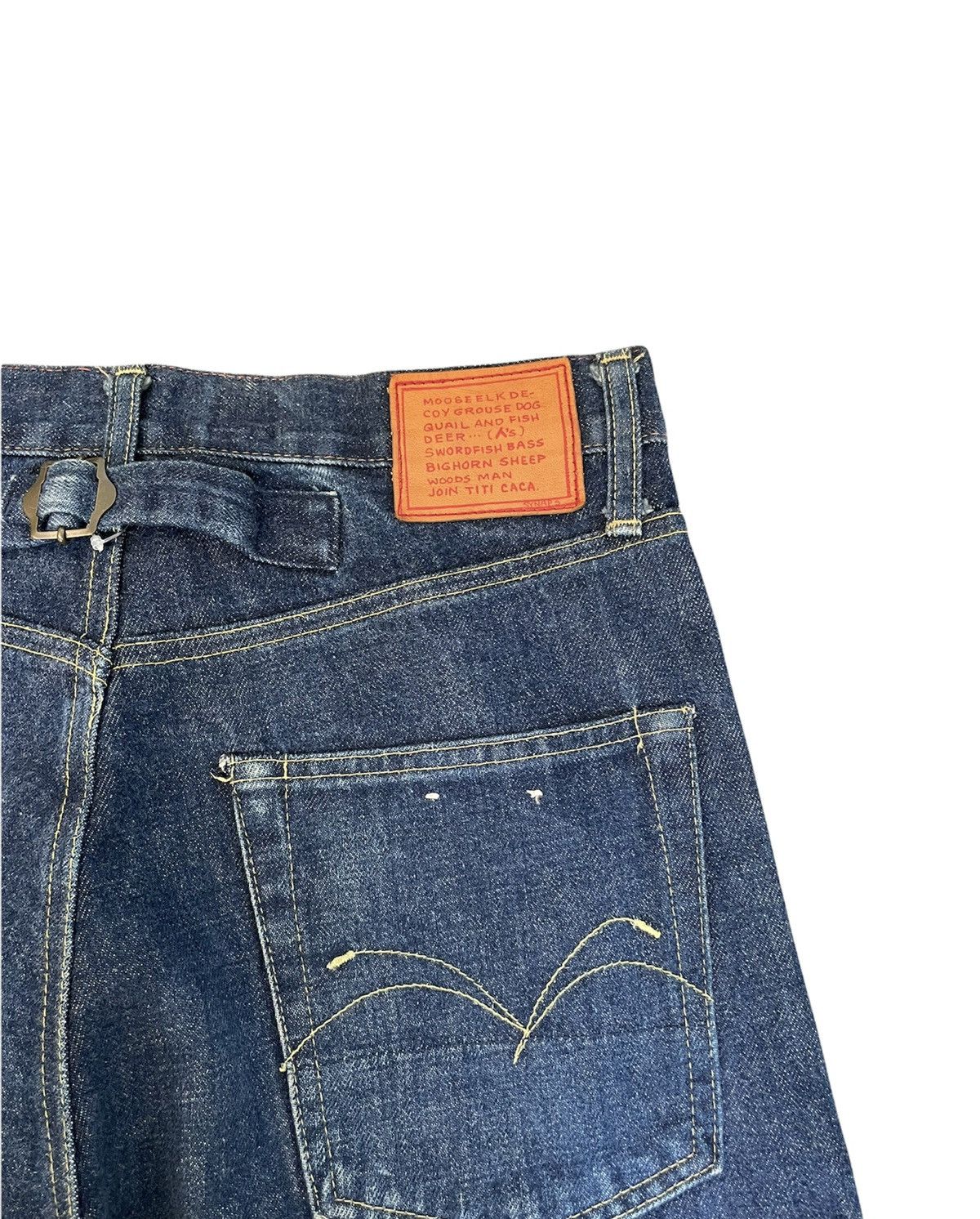 Japanese Brand Synaps Vintage Selvedge Redline Denim Size US 30 / EU 46 - 13 Thumbnail