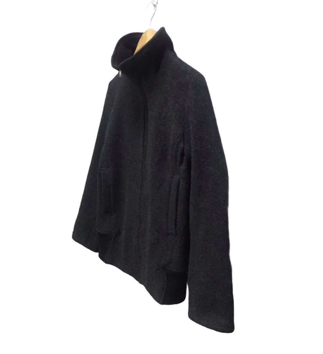 Designer × Issey Miyake × Japanese Brand I.S SunaoKuwahara by issey miyake wool zipper jacket Size XS / US 0-2 / IT 36-38 - 2 Thumbnail
