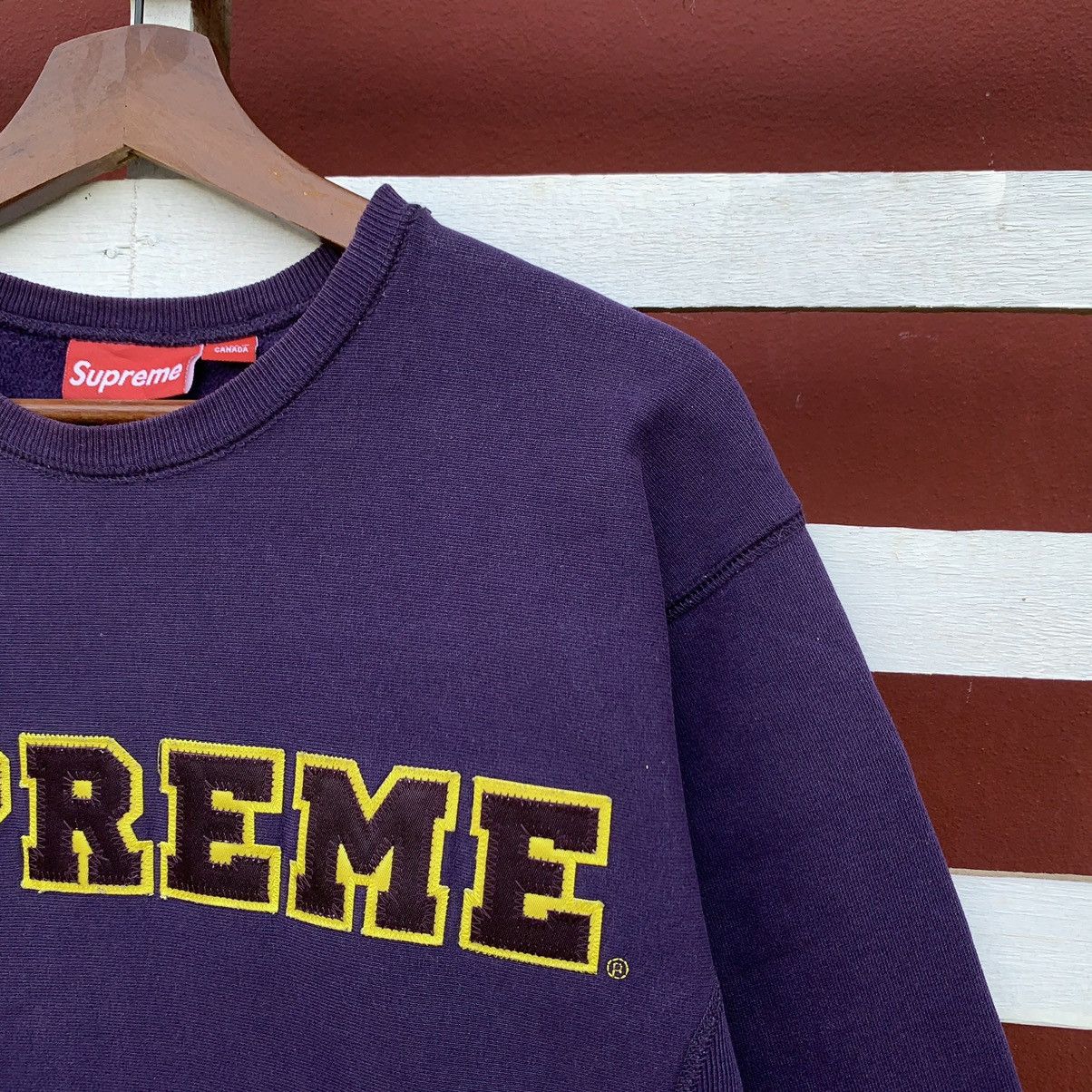 Supreme Vintage Supreme Sweatshirt Embroidered Logo Size US M / EU 48-50 / 2 - 4 Thumbnail