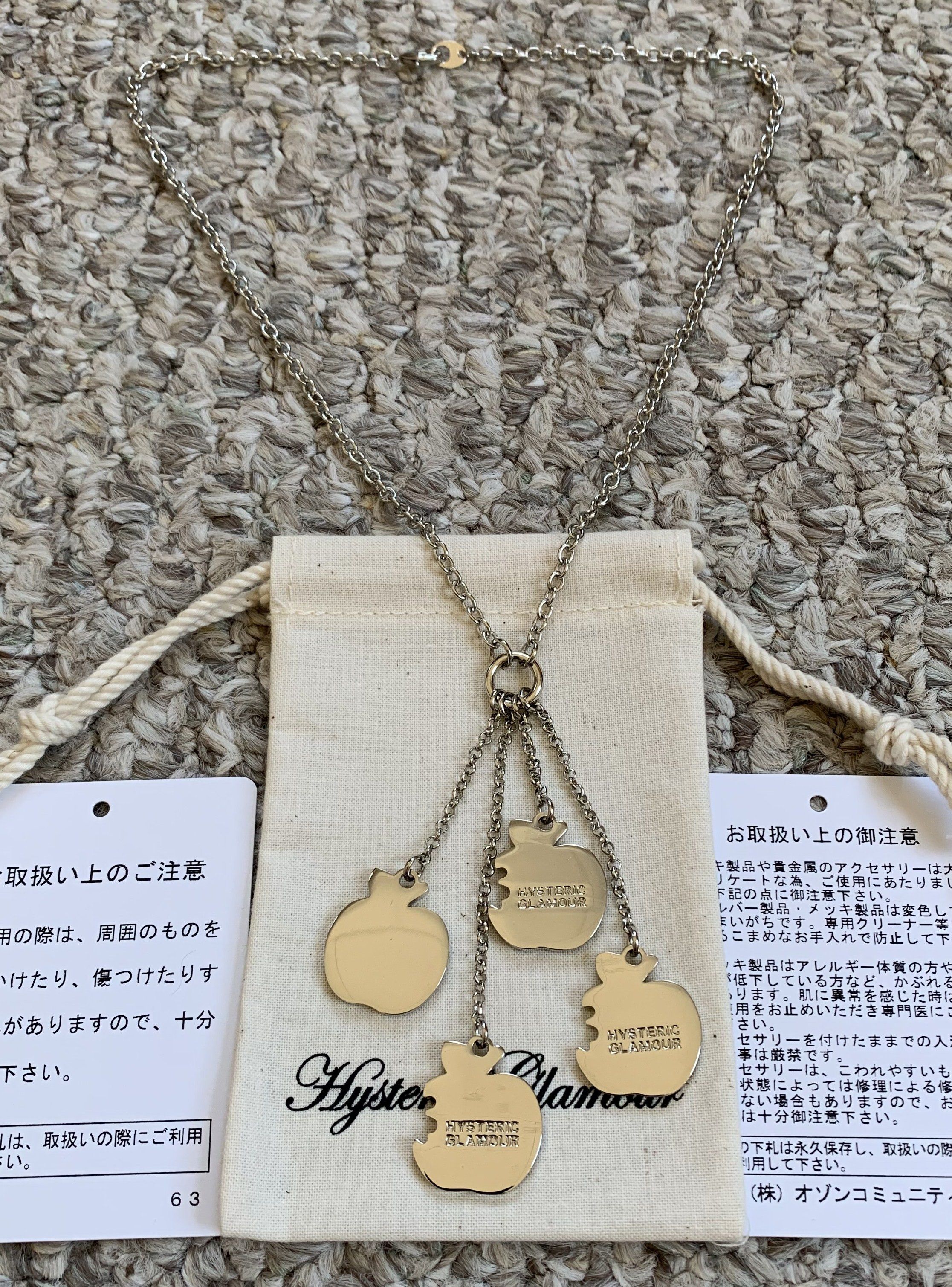 Hysteric Glamour NEW Hysteric Glamour Skull Apple Charm Necklace w/bag Size ONE SIZE - 3 Thumbnail