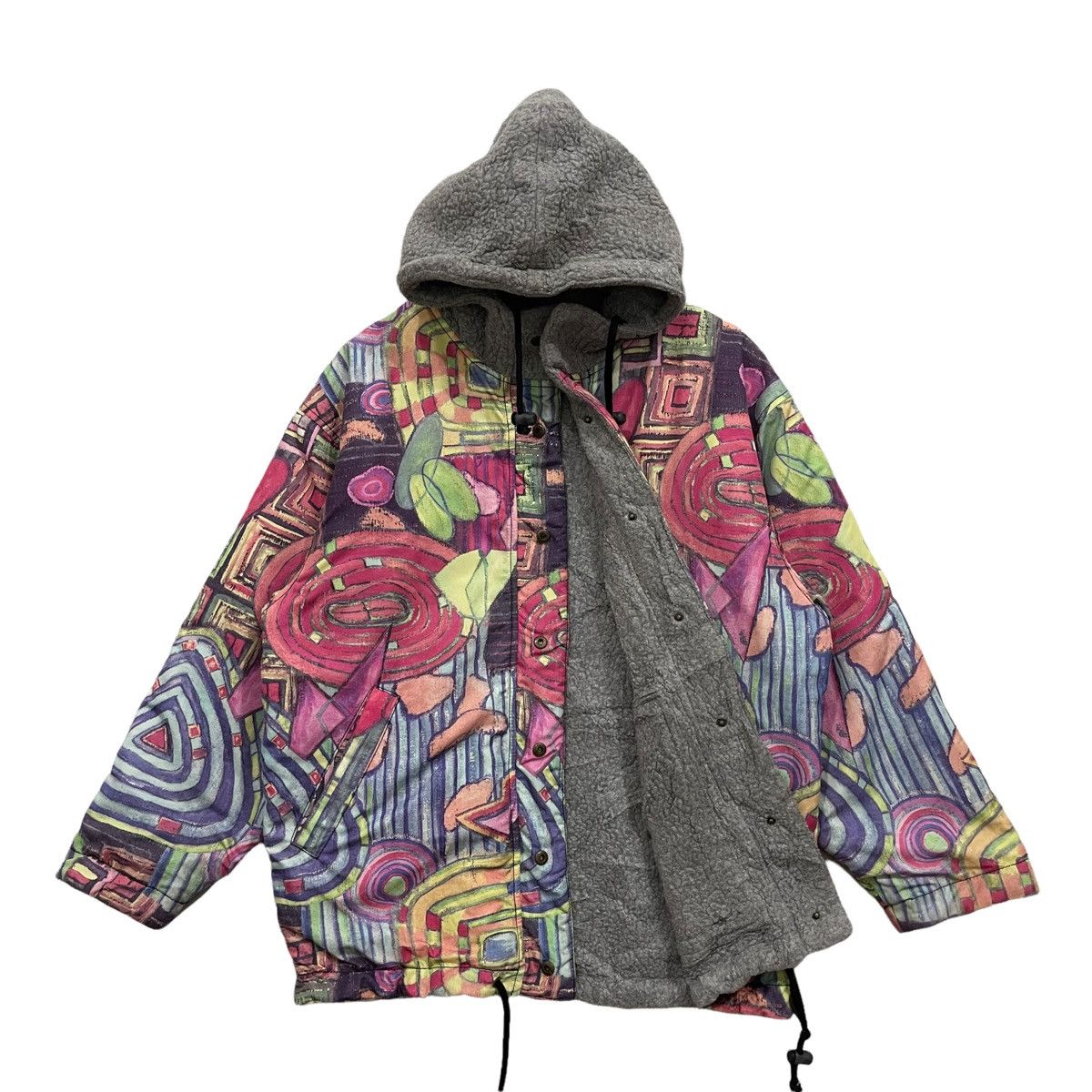 Japanese Brand × Polartec JIRO Polartec Bomber Hoodie Jacket Size US M / EU 48-50 / 2 - 2 Thumbnail