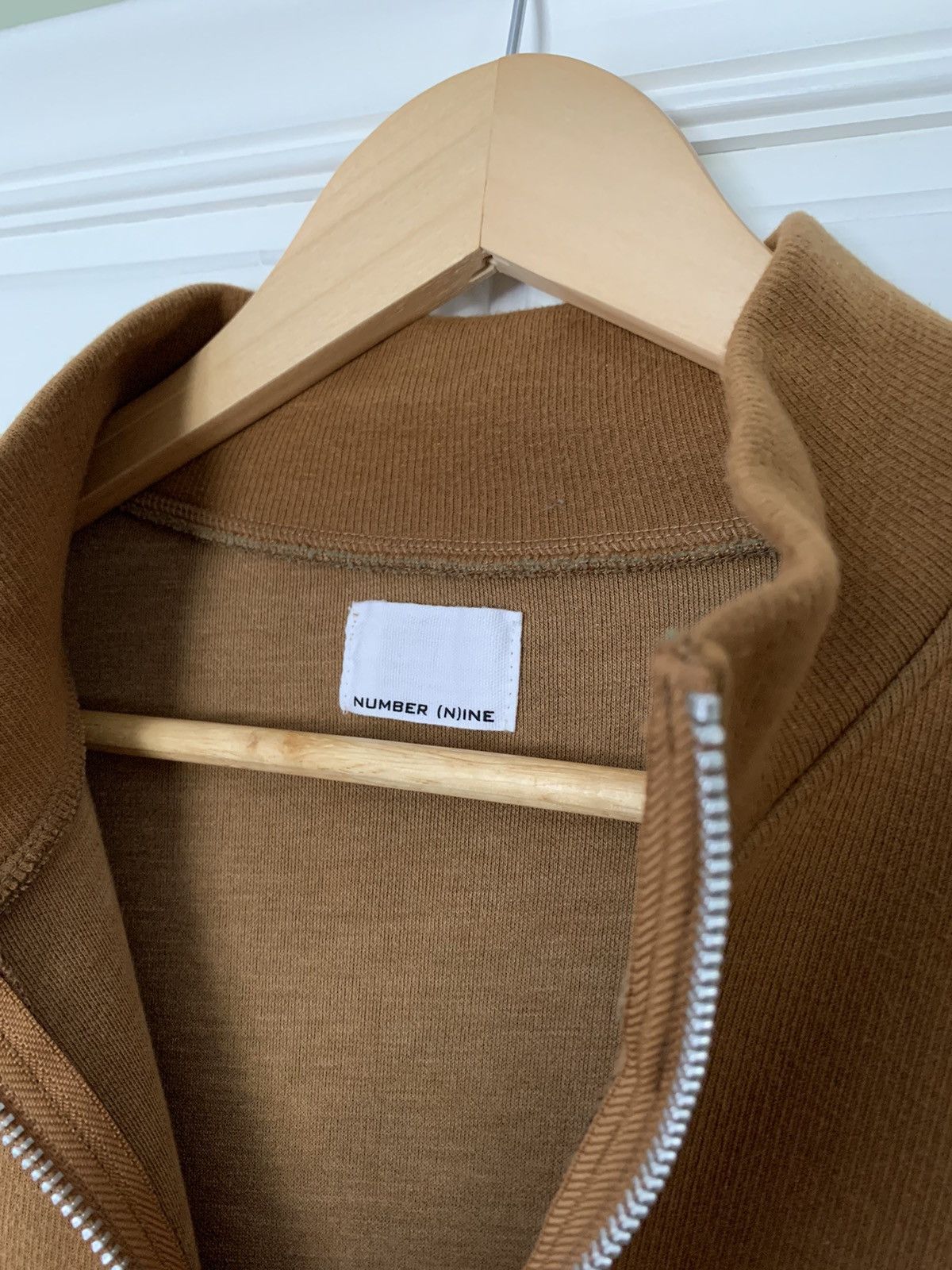 Number (N)ine Number (N)ine Stitched Logo Quarter Zip Sweatshirt size 3 Size US L / EU 52-54 / 3 - 3 Thumbnail