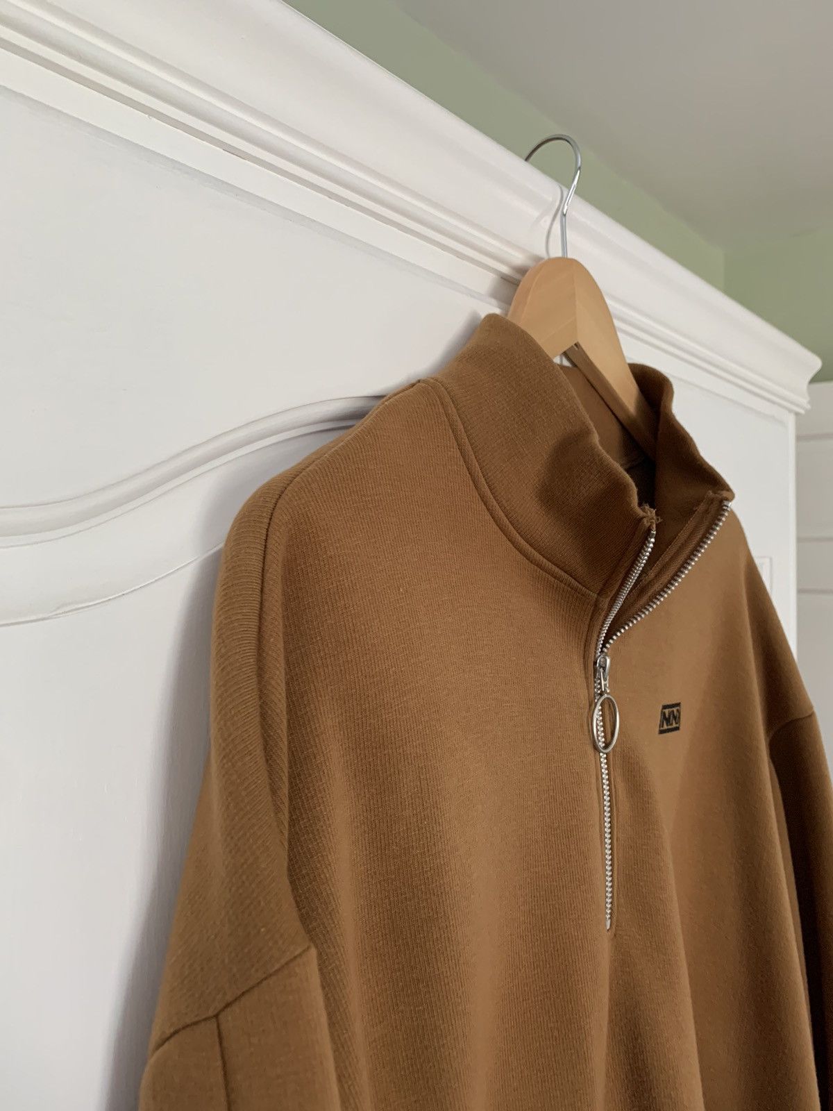 Number (N)ine Number (N)ine Stitched Logo Quarter Zip Sweatshirt size 3 Size US L / EU 52-54 / 3 - 9 Thumbnail