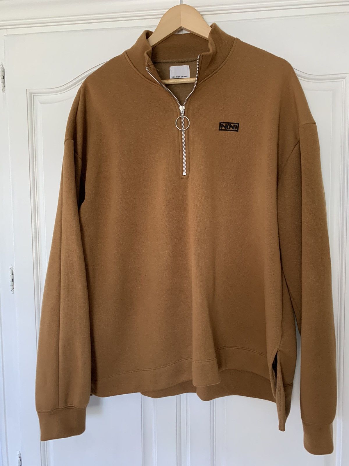 Number (N)ine Number (N)ine Stitched Logo Quarter Zip Sweatshirt size 3 Size US L / EU 52-54 / 3 - 12 Thumbnail