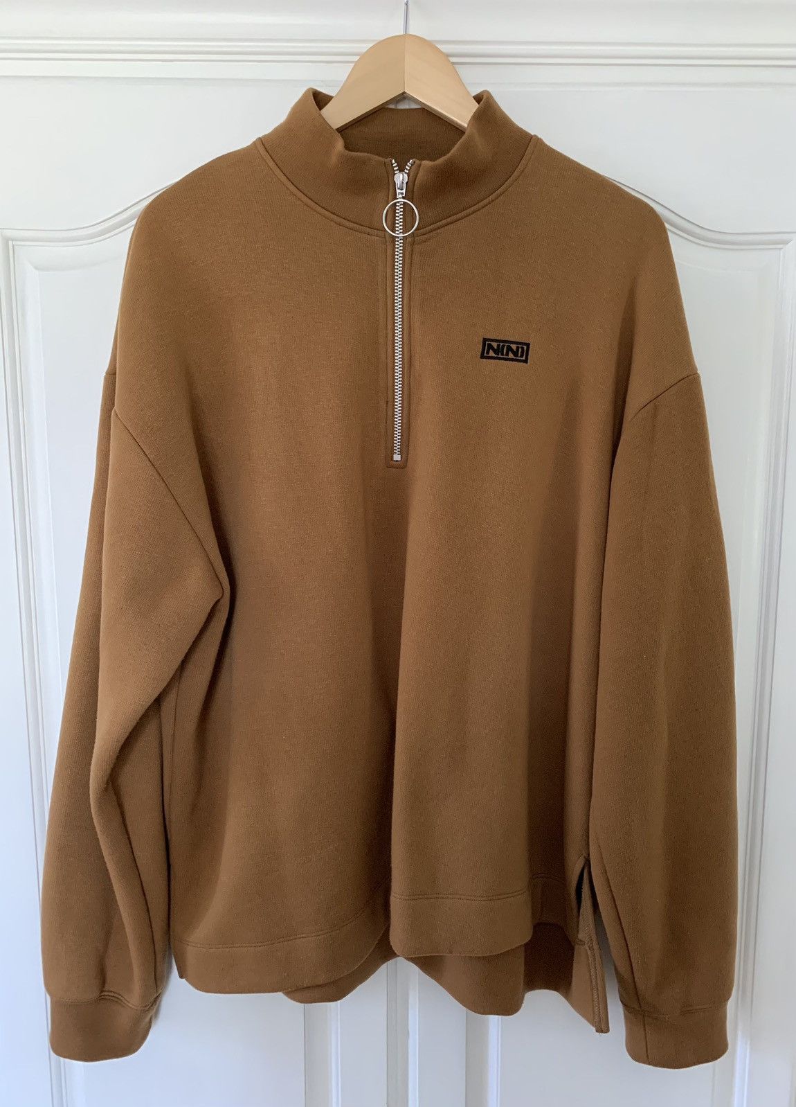 Number (N)ine Number (N)ine Stitched Logo Quarter Zip Sweatshirt size 3 Size US L / EU 52-54 / 3 - 1 Thumbnail