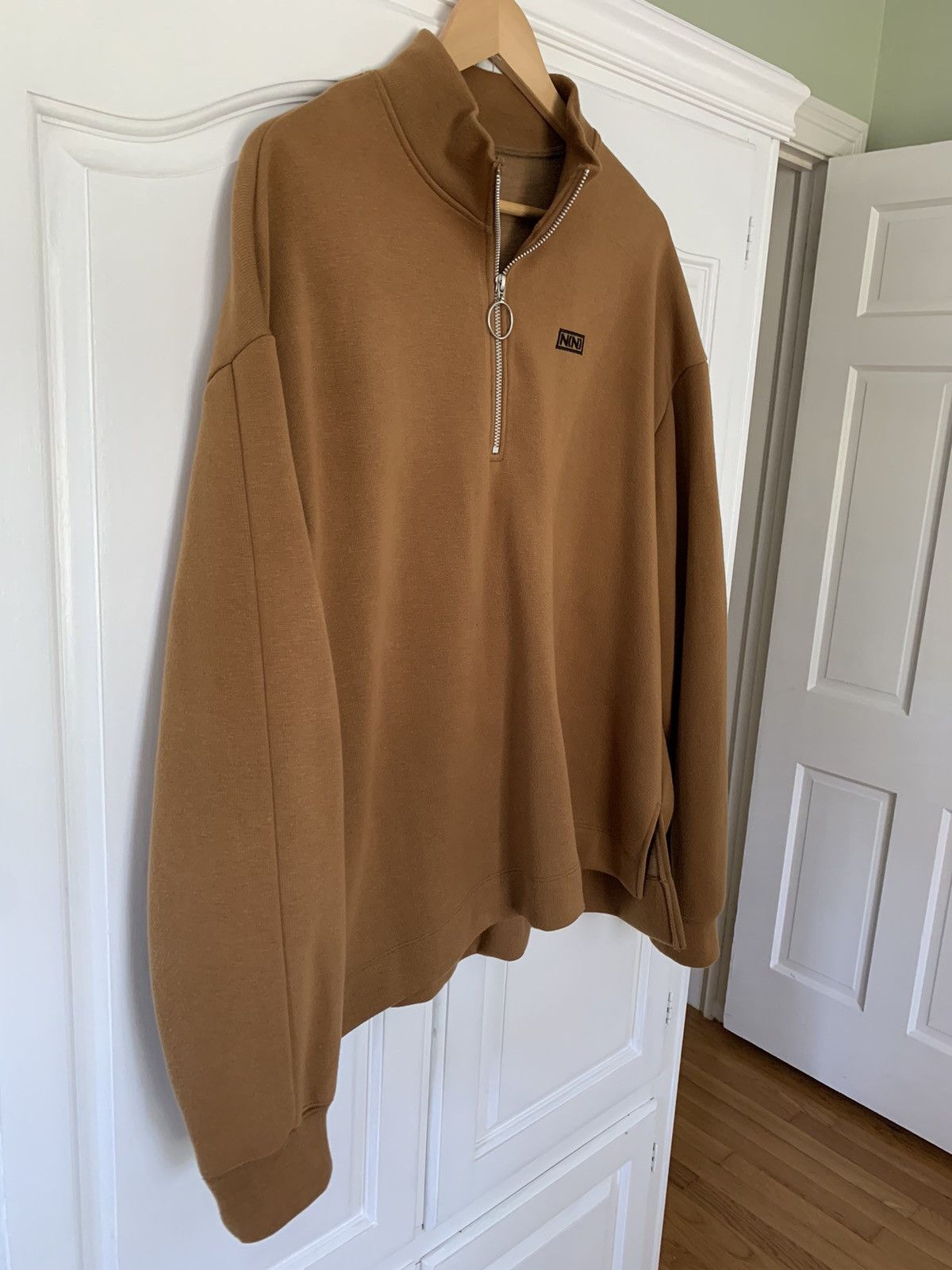 Number (N)ine Number (N)ine Stitched Logo Quarter Zip Sweatshirt size 3 Size US L / EU 52-54 / 3 - 10 Thumbnail