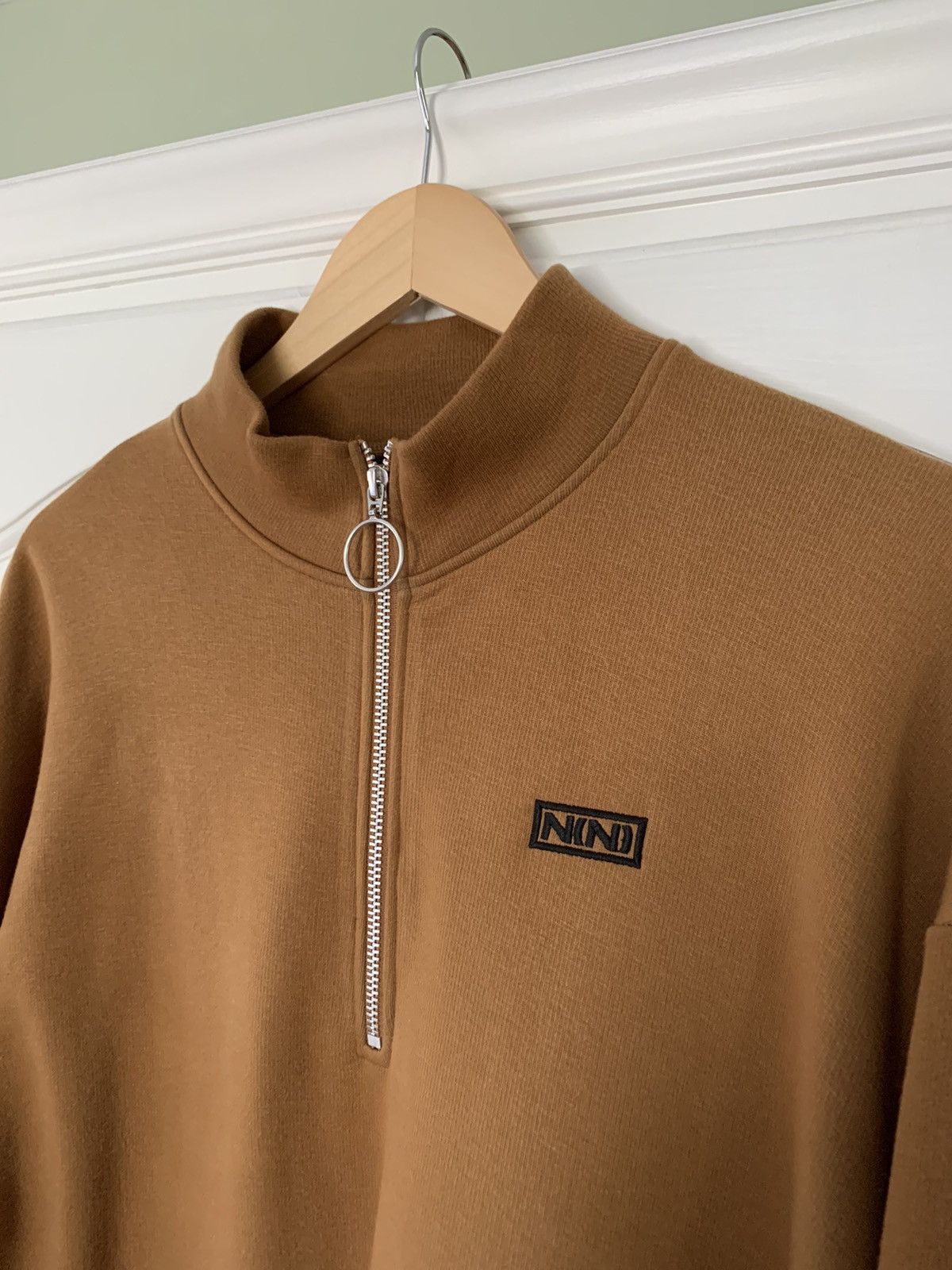 Number (N)ine Number (N)ine Stitched Logo Quarter Zip Sweatshirt size 3 Size US L / EU 52-54 / 3 - 16 Thumbnail