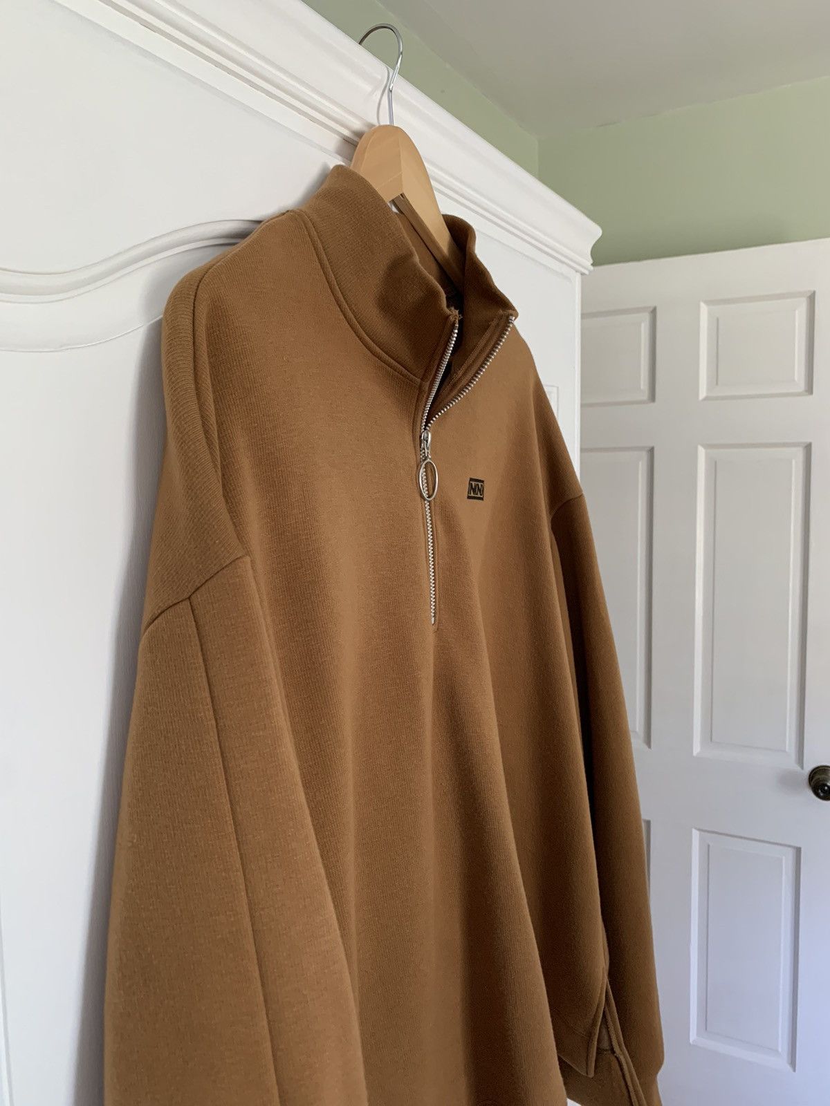 Number (N)ine Number (N)ine Stitched Logo Quarter Zip Sweatshirt size 3 Size US L / EU 52-54 / 3 - 11 Thumbnail
