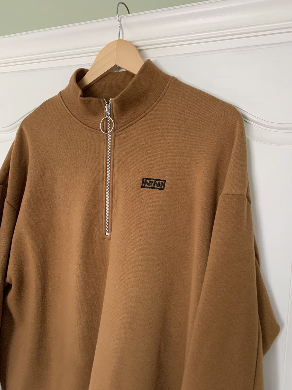 Number (N)ine Number (N)ine Stitched Logo Quarter Zip Sweatshirt size 3 Size US L / EU 52-54 / 3 - 2 Thumbnail