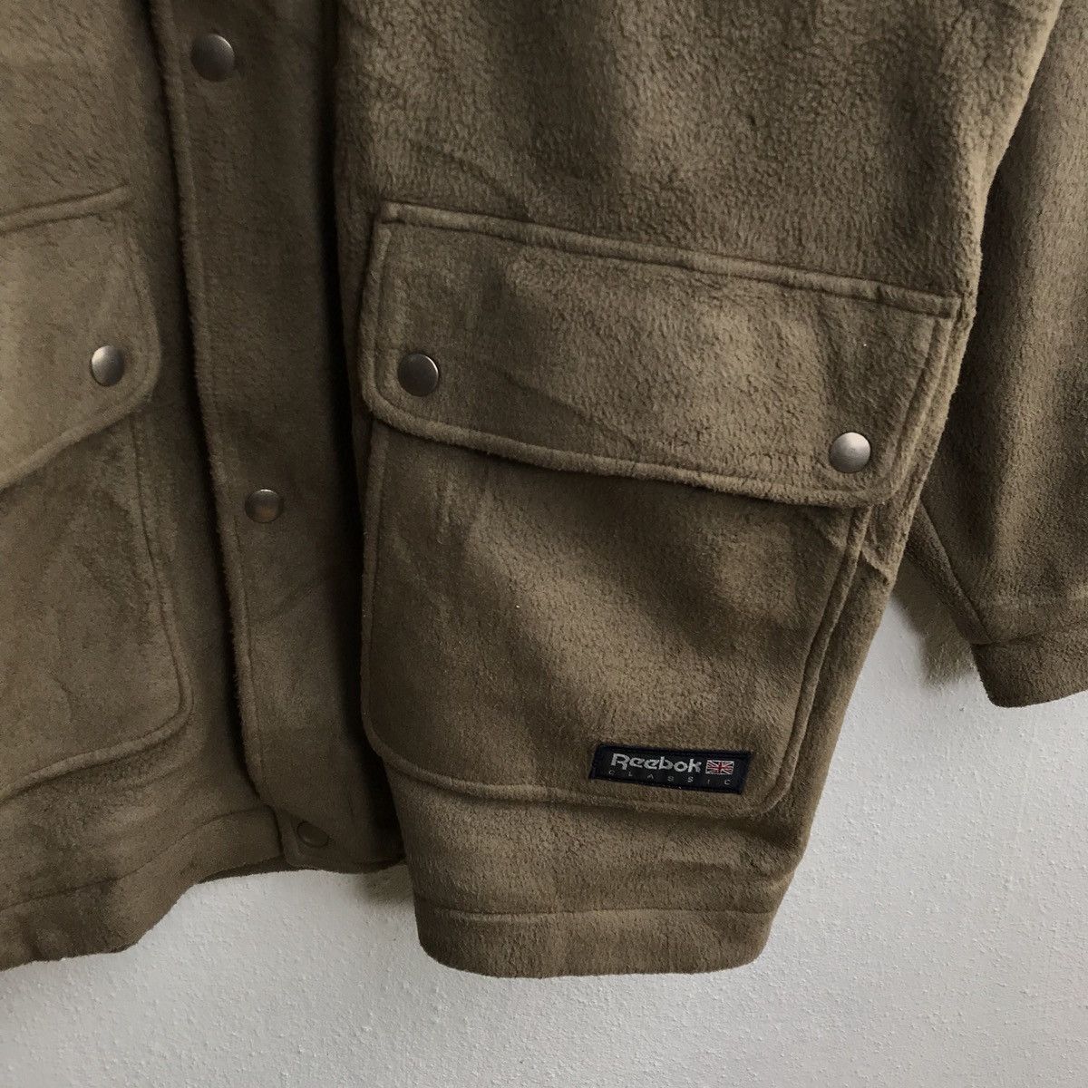 Reebok Vintage Reebok Classic wool fleece long Overcoat Size US L / EU 52-54 / 3 - 5 Thumbnail