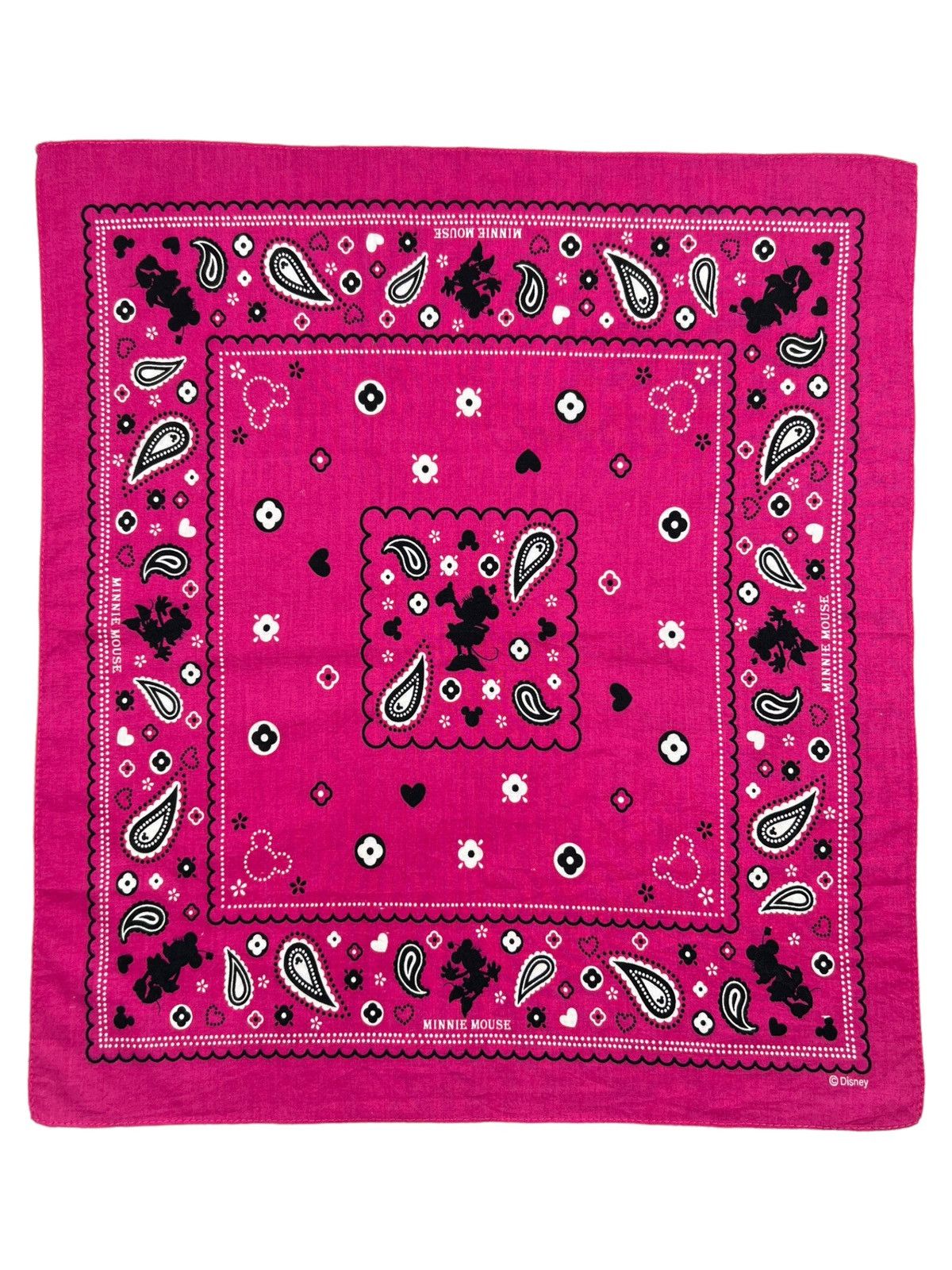 Disney Minnie Mouse Paislee Handkerchief Neckerchief Pocketsquare Size ONE SIZE - 2 Thumbnail