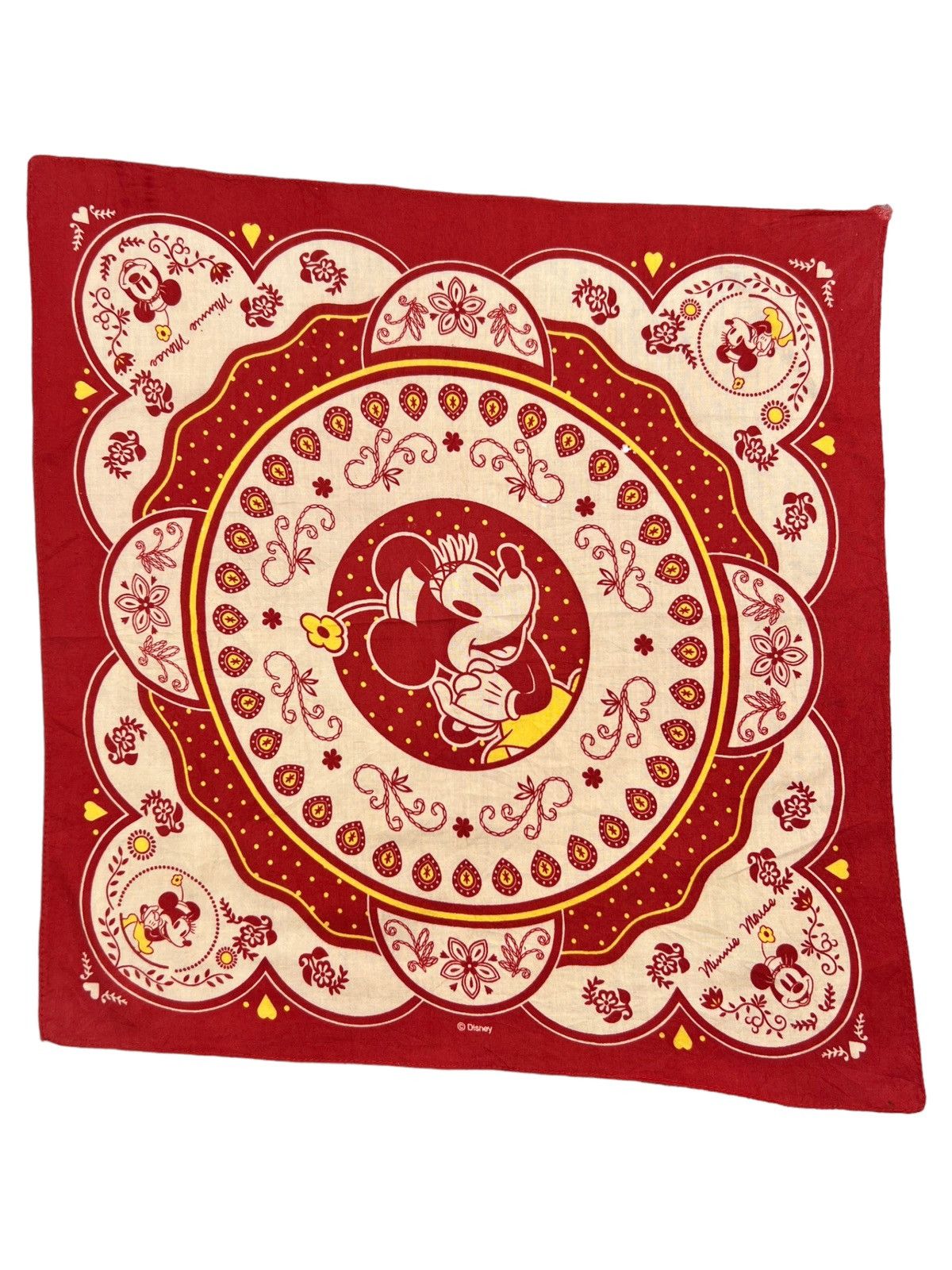 Disney Minnie Mouse Paislee Handkerchief Neckerchief Pocketsquare Size ONE SIZE - 2 Thumbnail