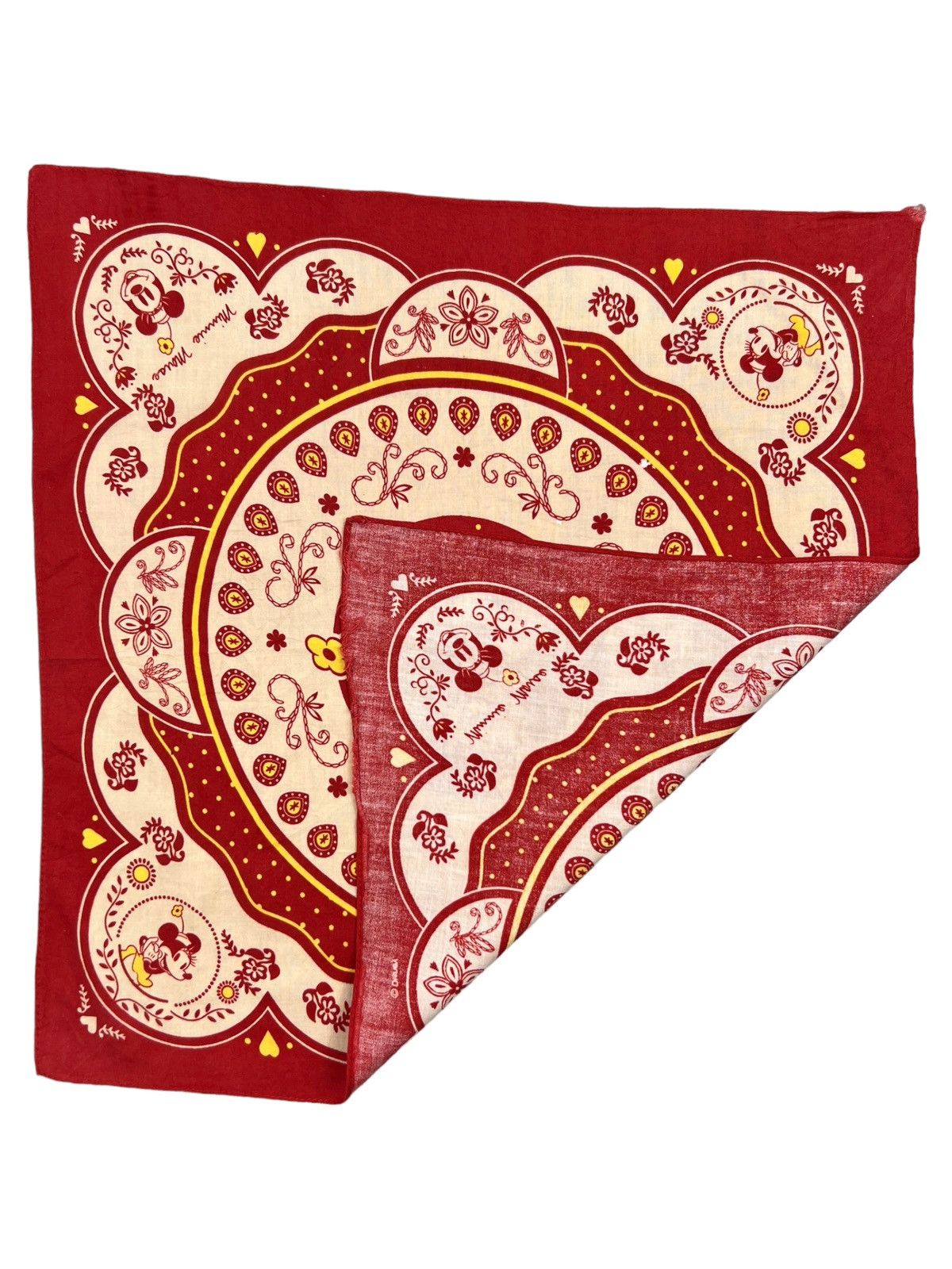 Disney Minnie Mouse Paislee Handkerchief Neckerchief Pocketsquare Size ONE SIZE - 5 Thumbnail