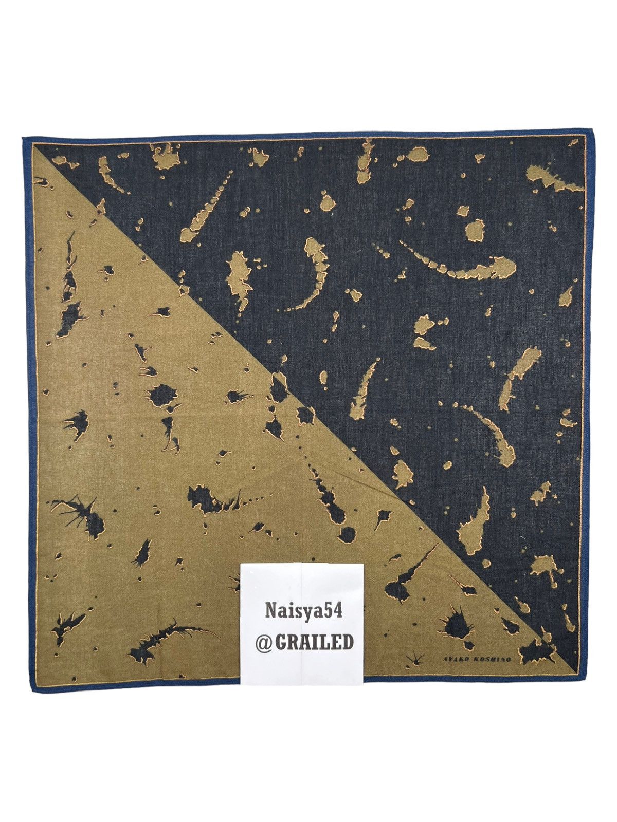 Ayako Koshino Handkerchief Neckerchief Bandana Pocketsquare