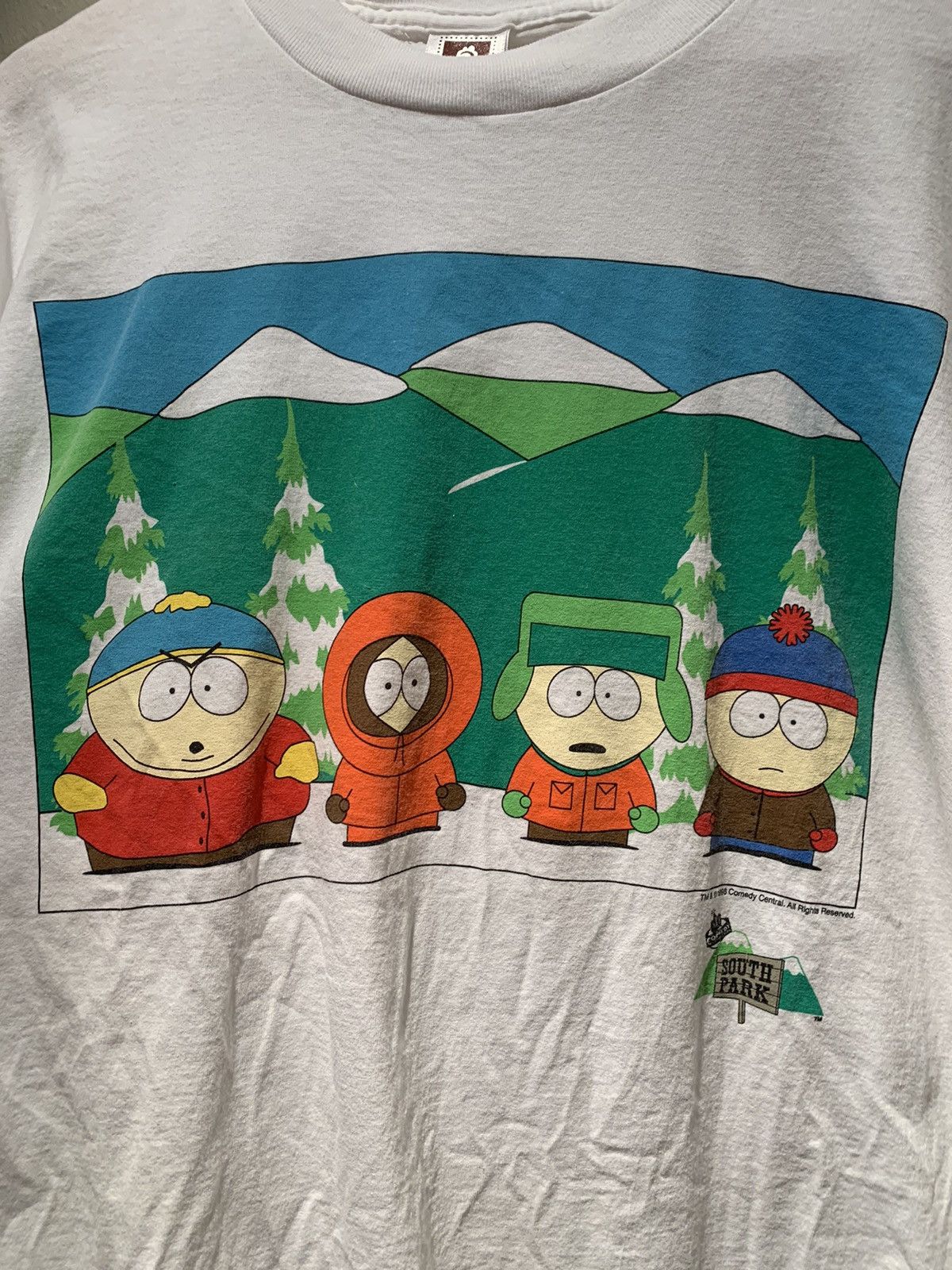 Other × Vintage *RARE* Vintage 1998 South Park TV Show Comedy Central Shirt Size US XL / EU 56 / 4 - 2 Thumbnail