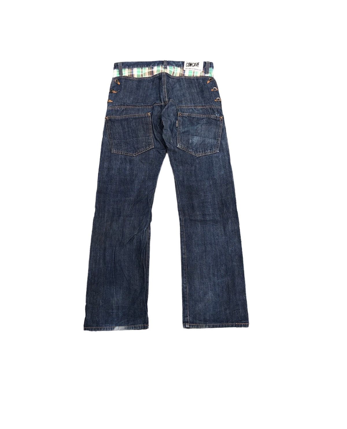 If Six Was Nine × Tornado Mart Concave Flared Denim pants Size US 33 - 1 Thumbnail