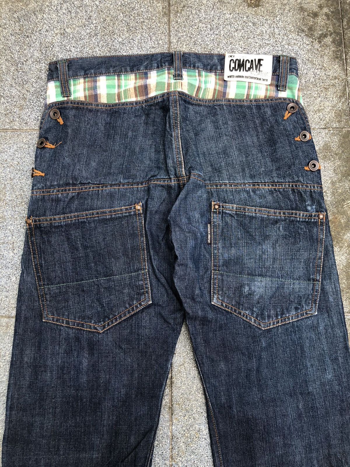 If Six Was Nine × Tornado Mart Concave Flared Denim pants Size US 33 - 4 Thumbnail