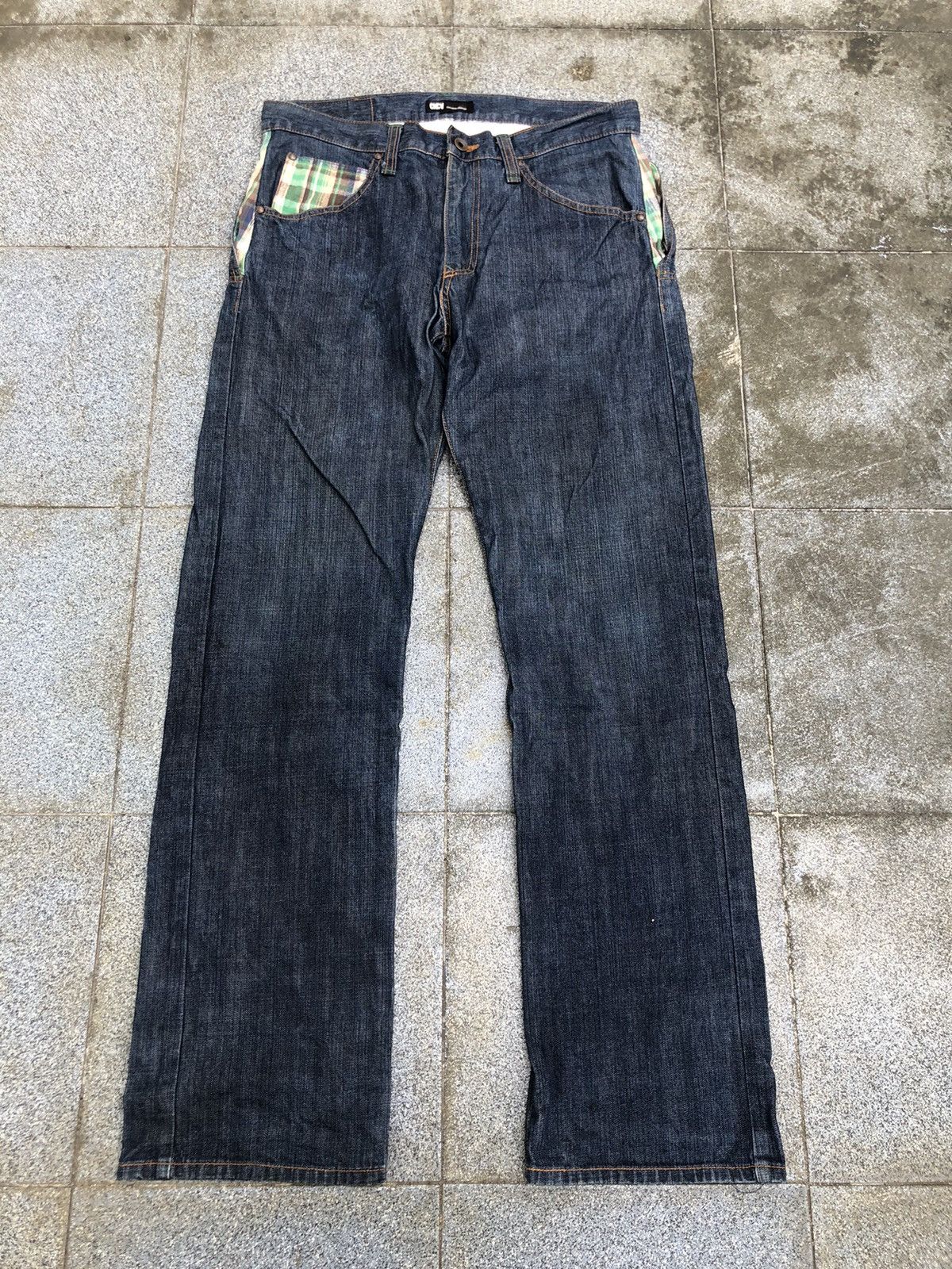 If Six Was Nine × Tornado Mart Concave Flared Denim pants Size US 33 - 9 Thumbnail