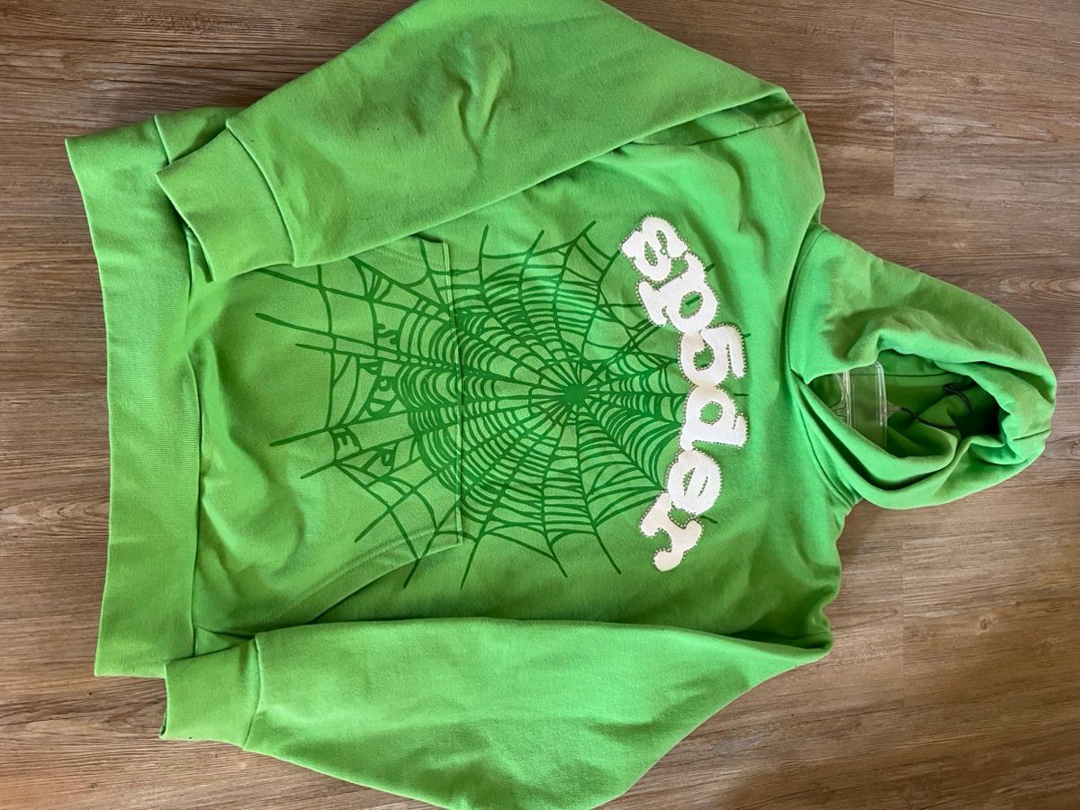 Sp5der Websuit Hoodie Green Men's - SS21 - US