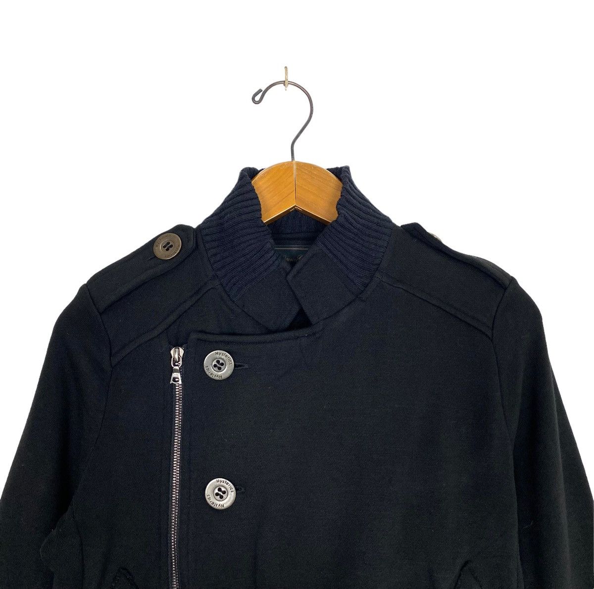 Hysteric Glamour Rare‼️ Hysteric Glamour Belted Wool Jacket Made in Japan Size US XS / EU 42 / 0 - 5 Thumbnail