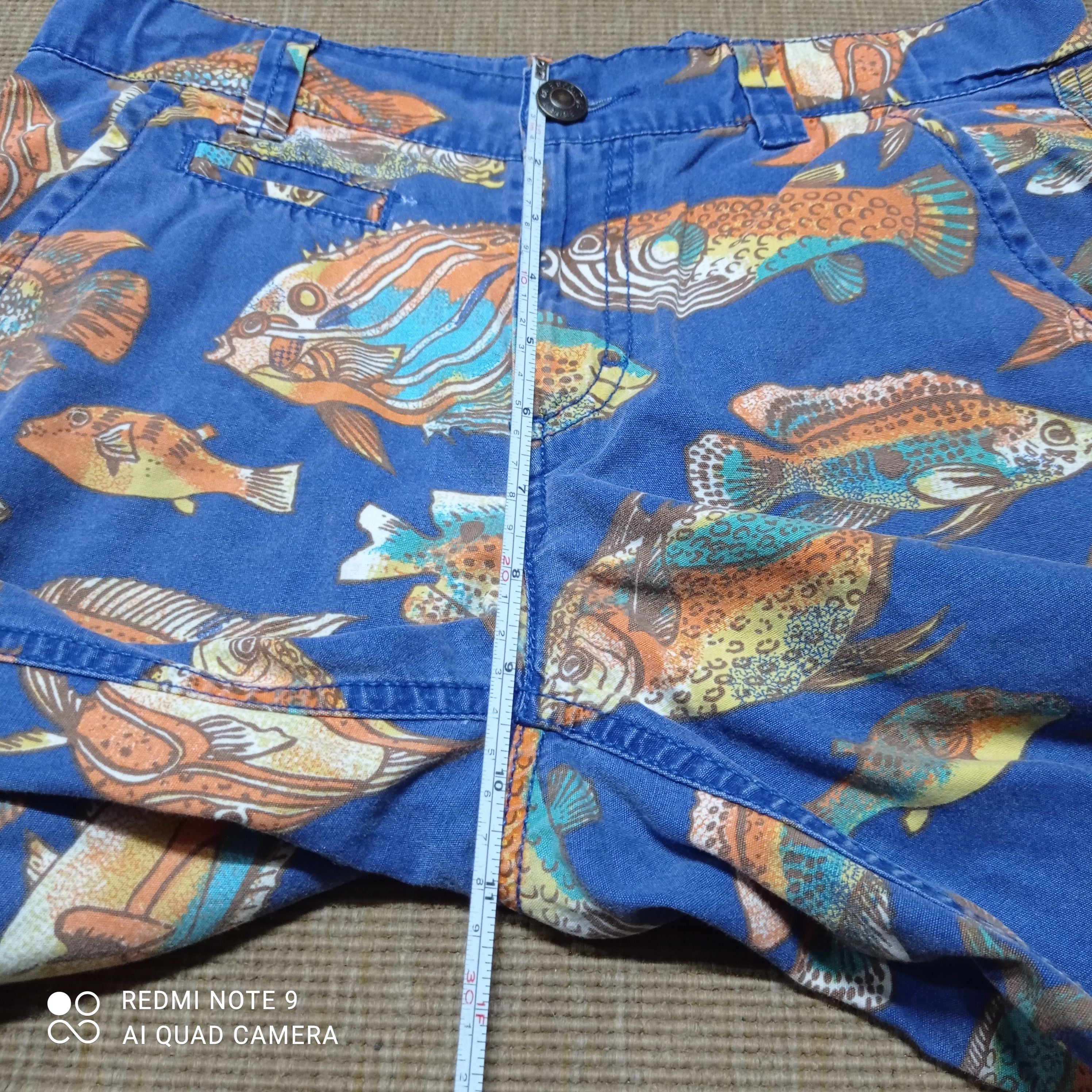 Esprit Esprit fullprint ocean fish rare art pants Size US 29 - 5 Thumbnail