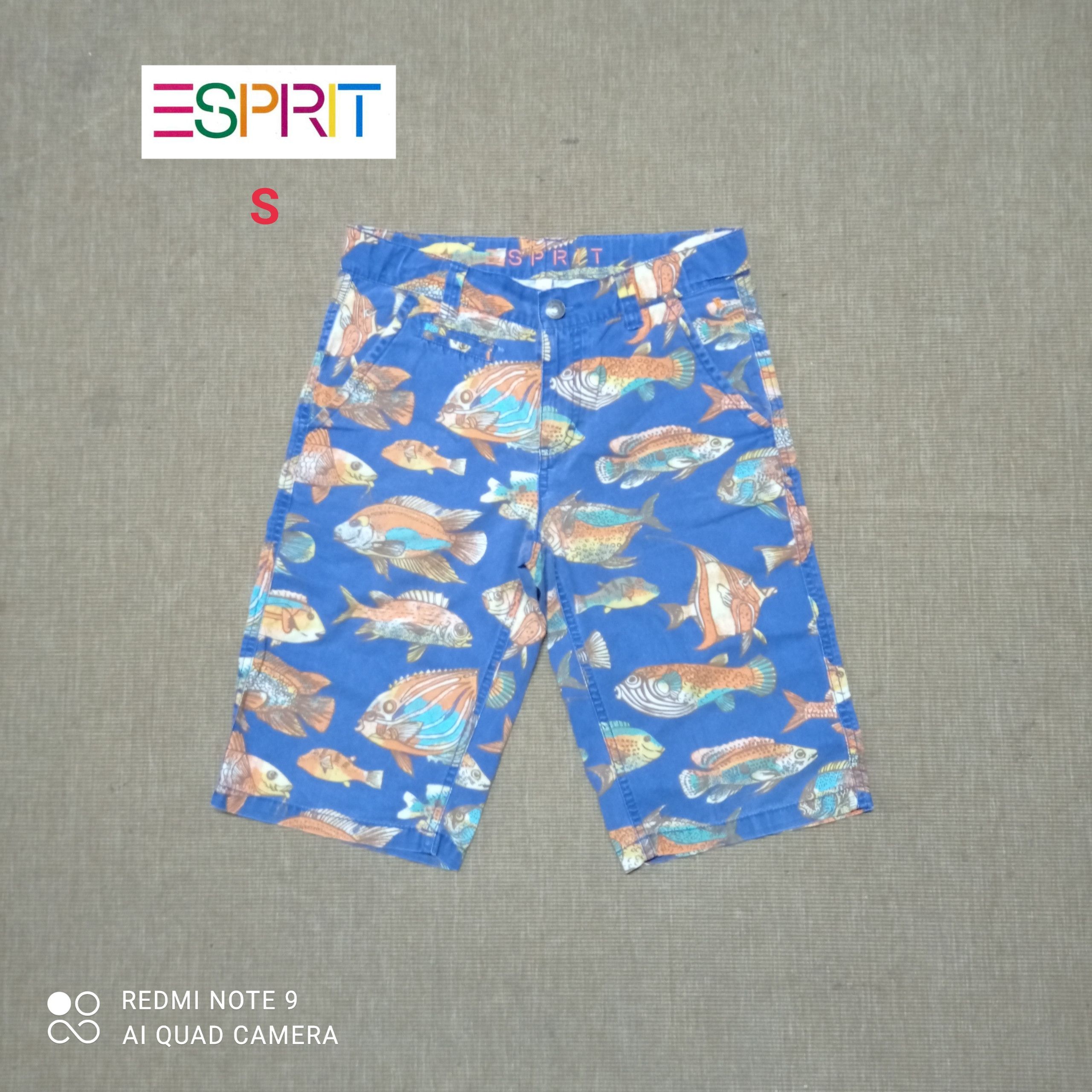 Esprit Esprit fullprint ocean fish rare art pants Size US 29 - 1 Thumbnail