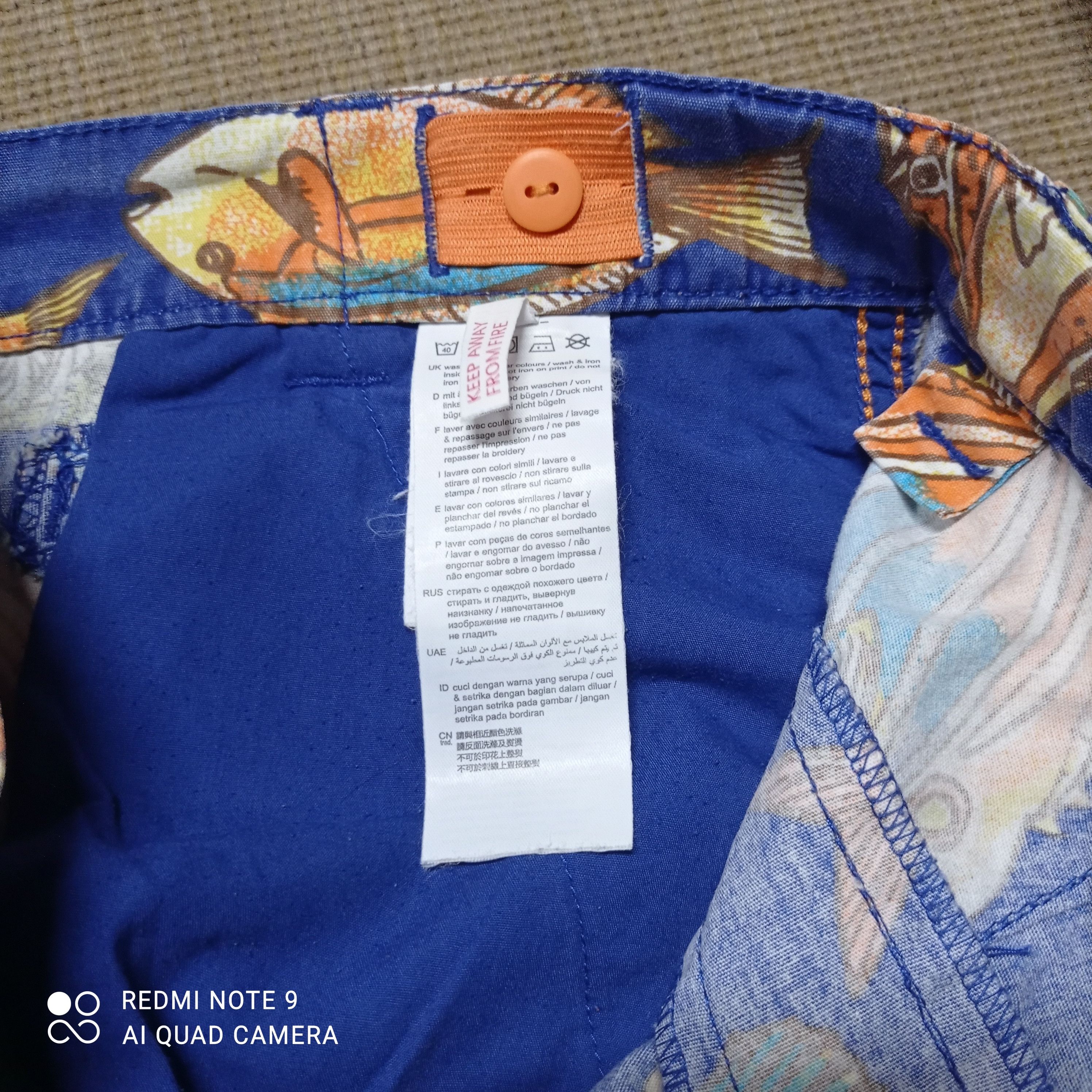 Esprit Esprit fullprint ocean fish rare art pants Size US 29 - 4 Thumbnail