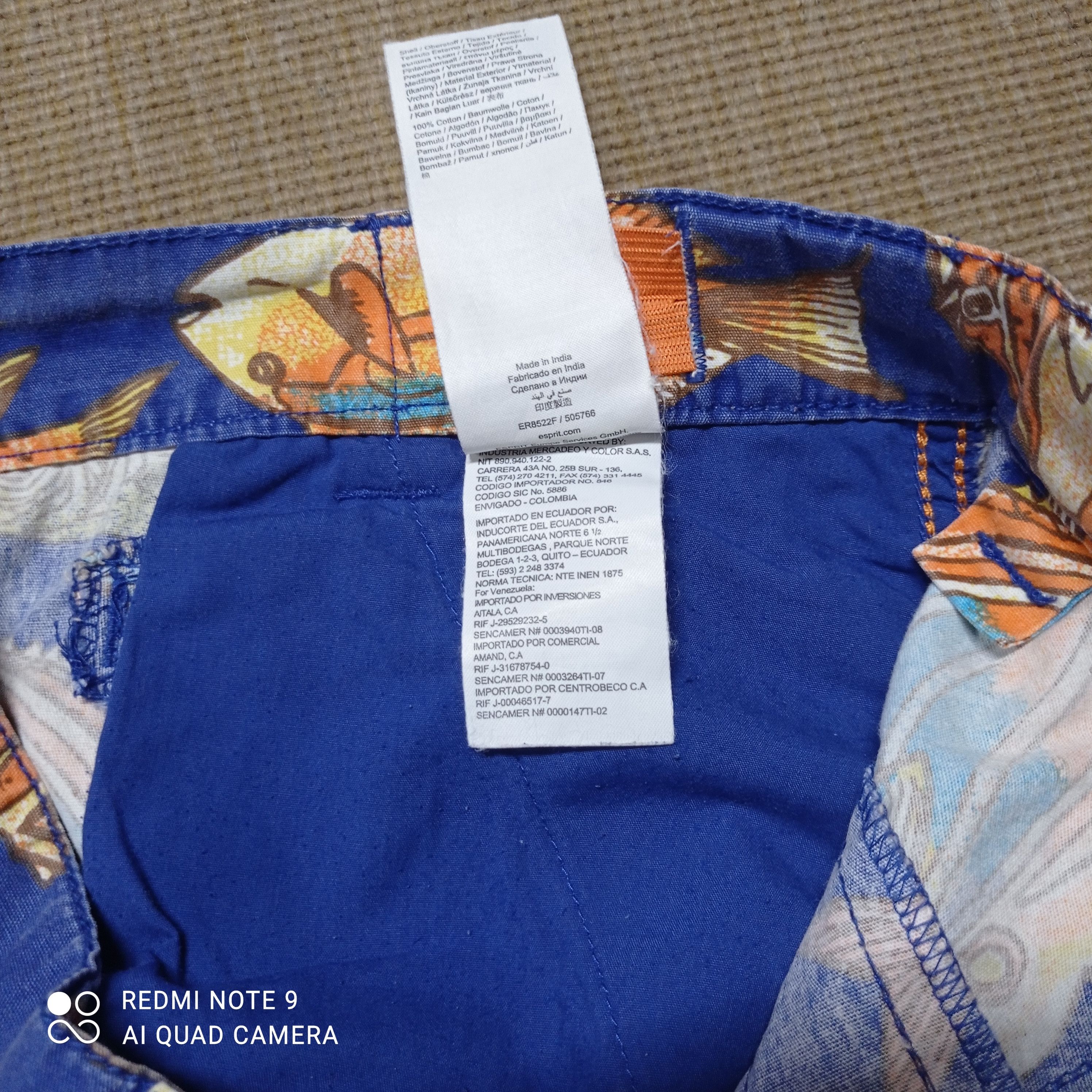 Esprit Esprit fullprint ocean fish rare art pants Size US 29 - 3 Thumbnail